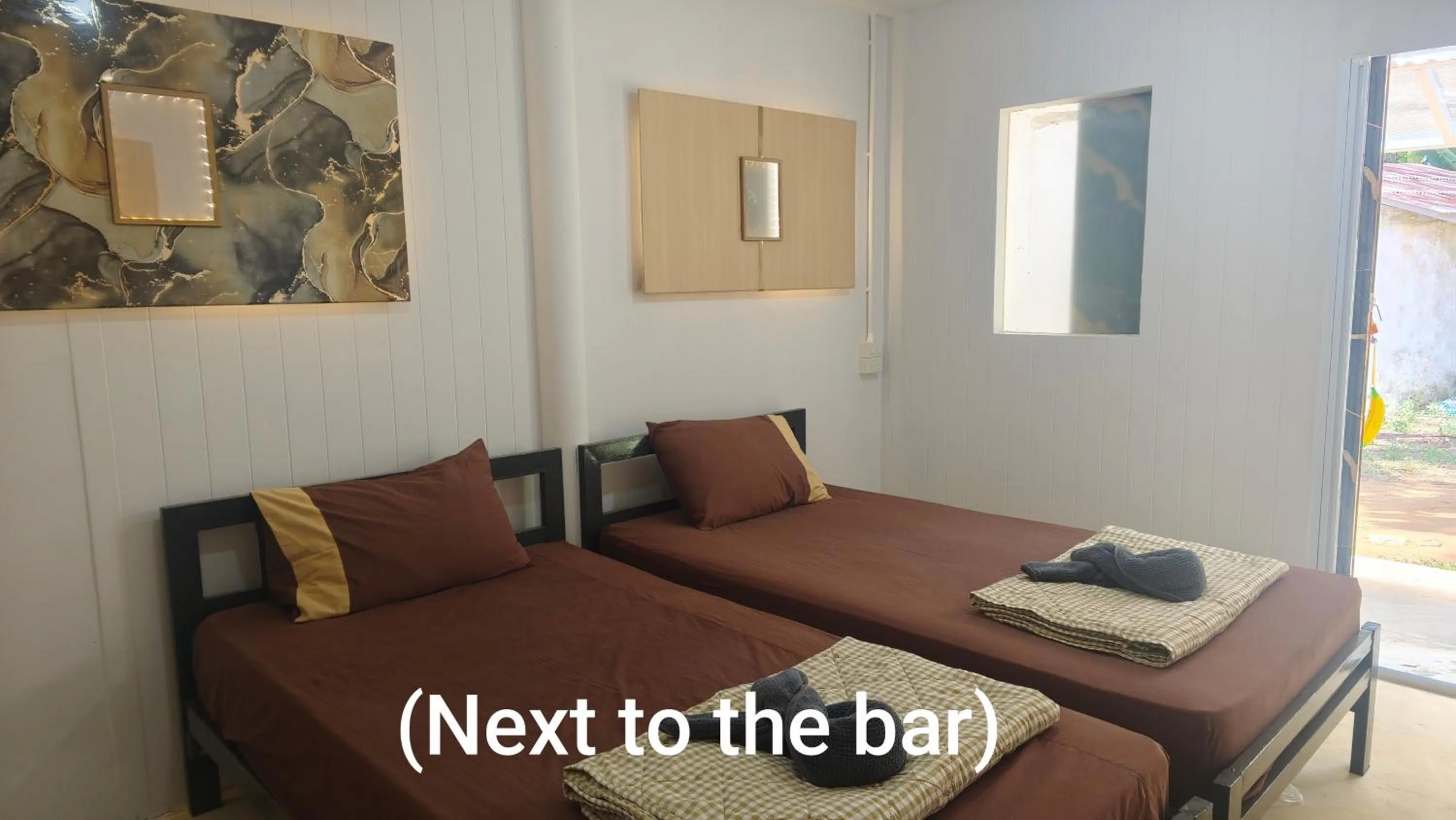 Bed in Monkey Island Resort Koh Mak