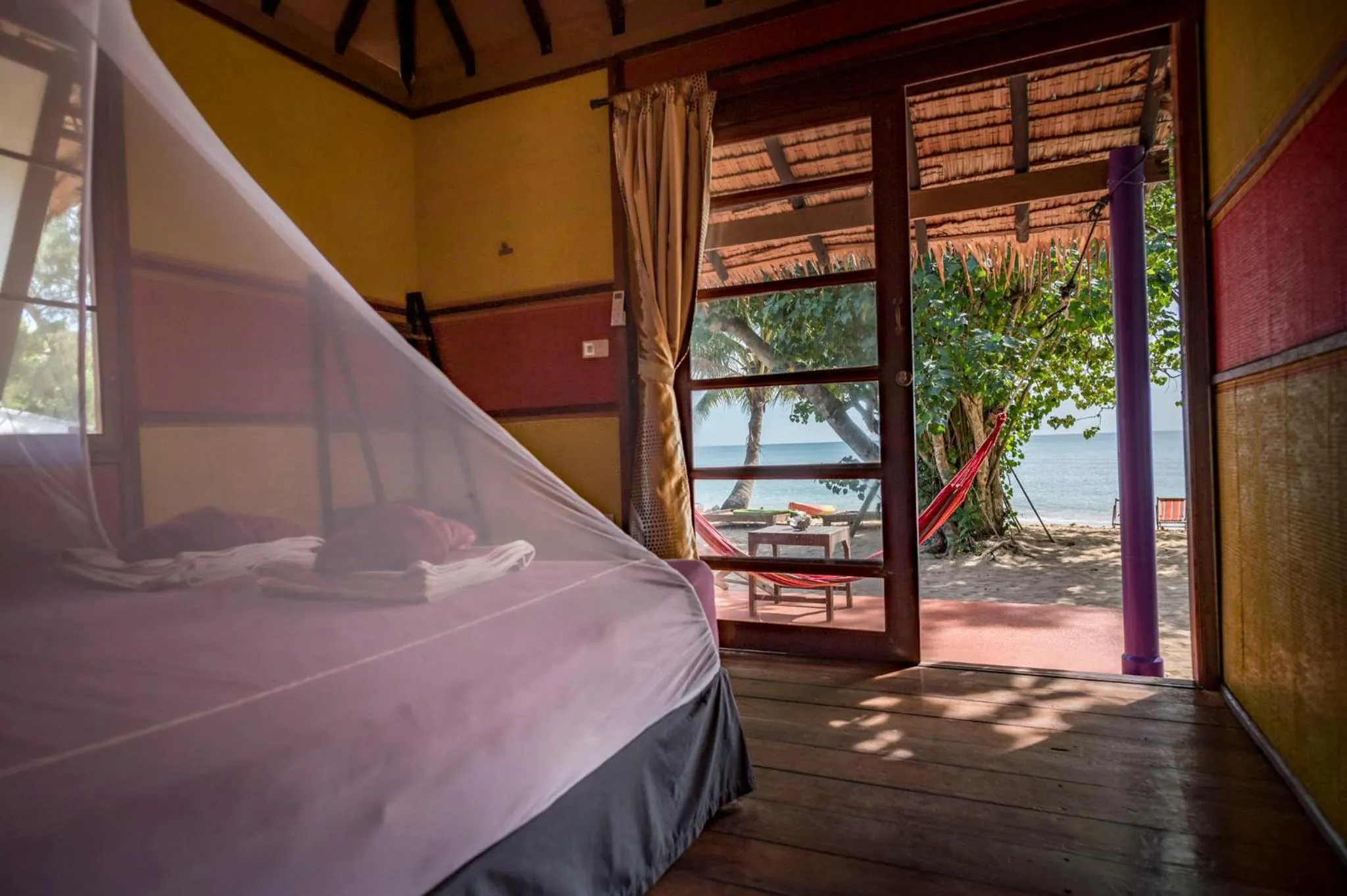 Bed in Monkey Island Resort Koh Mak