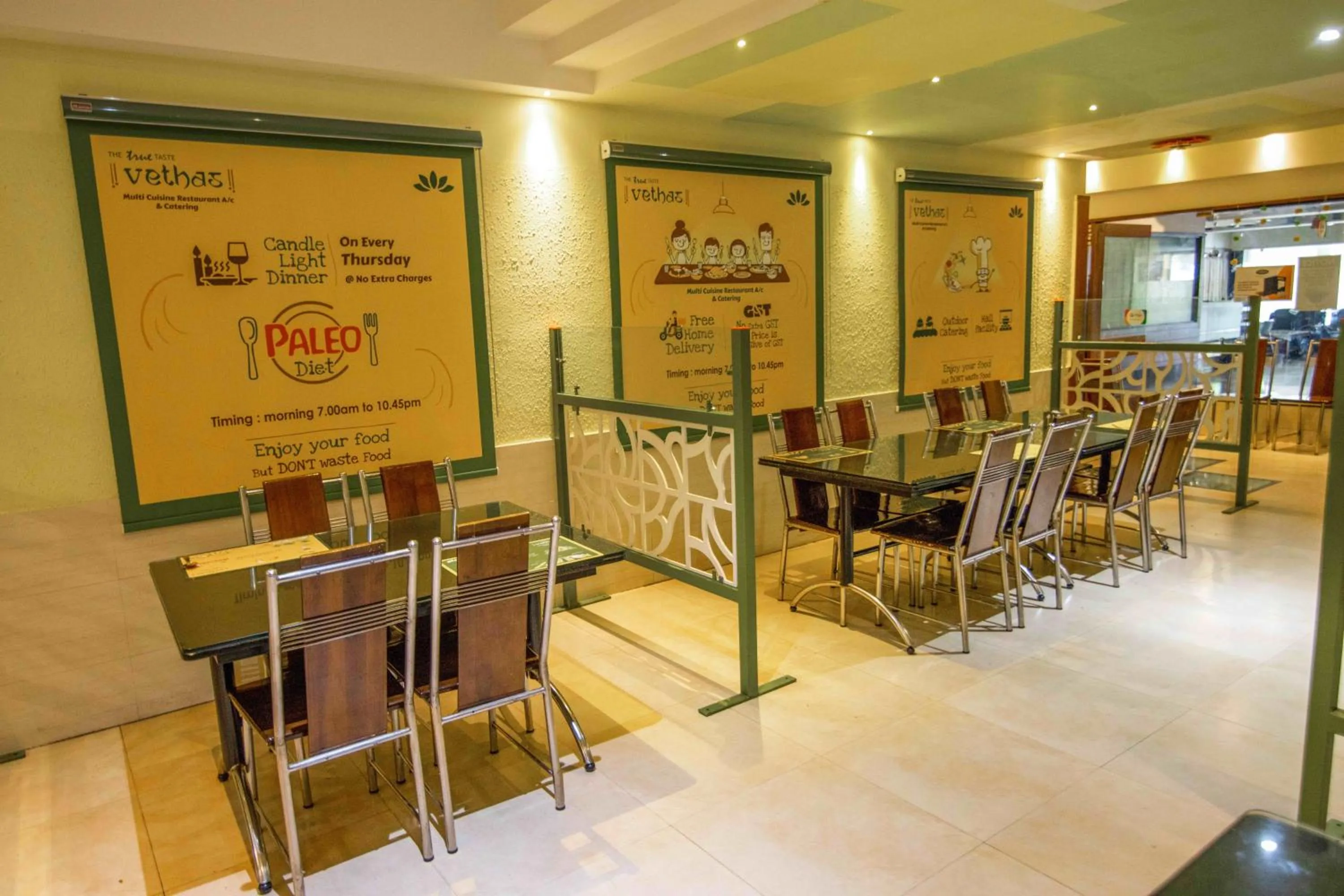 Restaurant/places to eat in Kohinoor Hotels