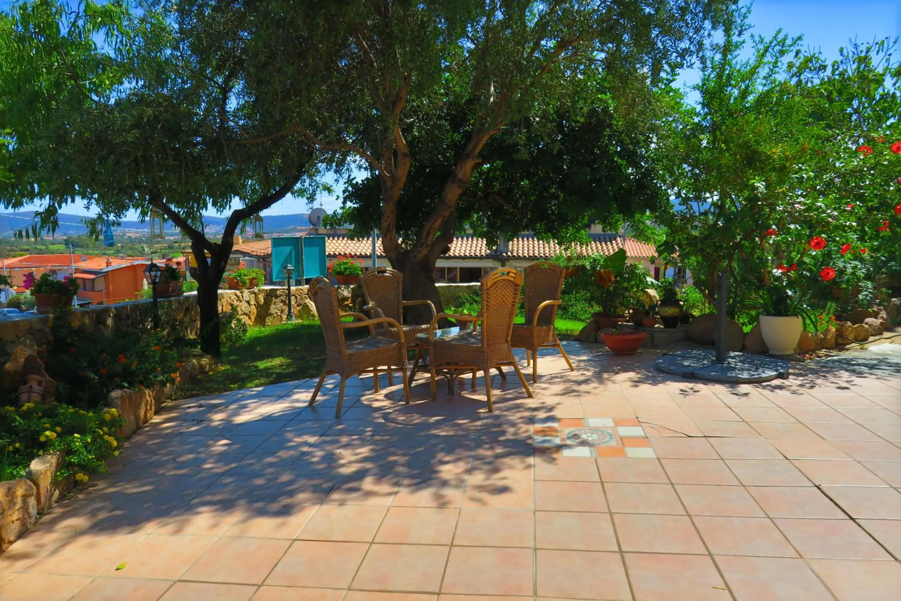 Garden in B&B Baia Turchese