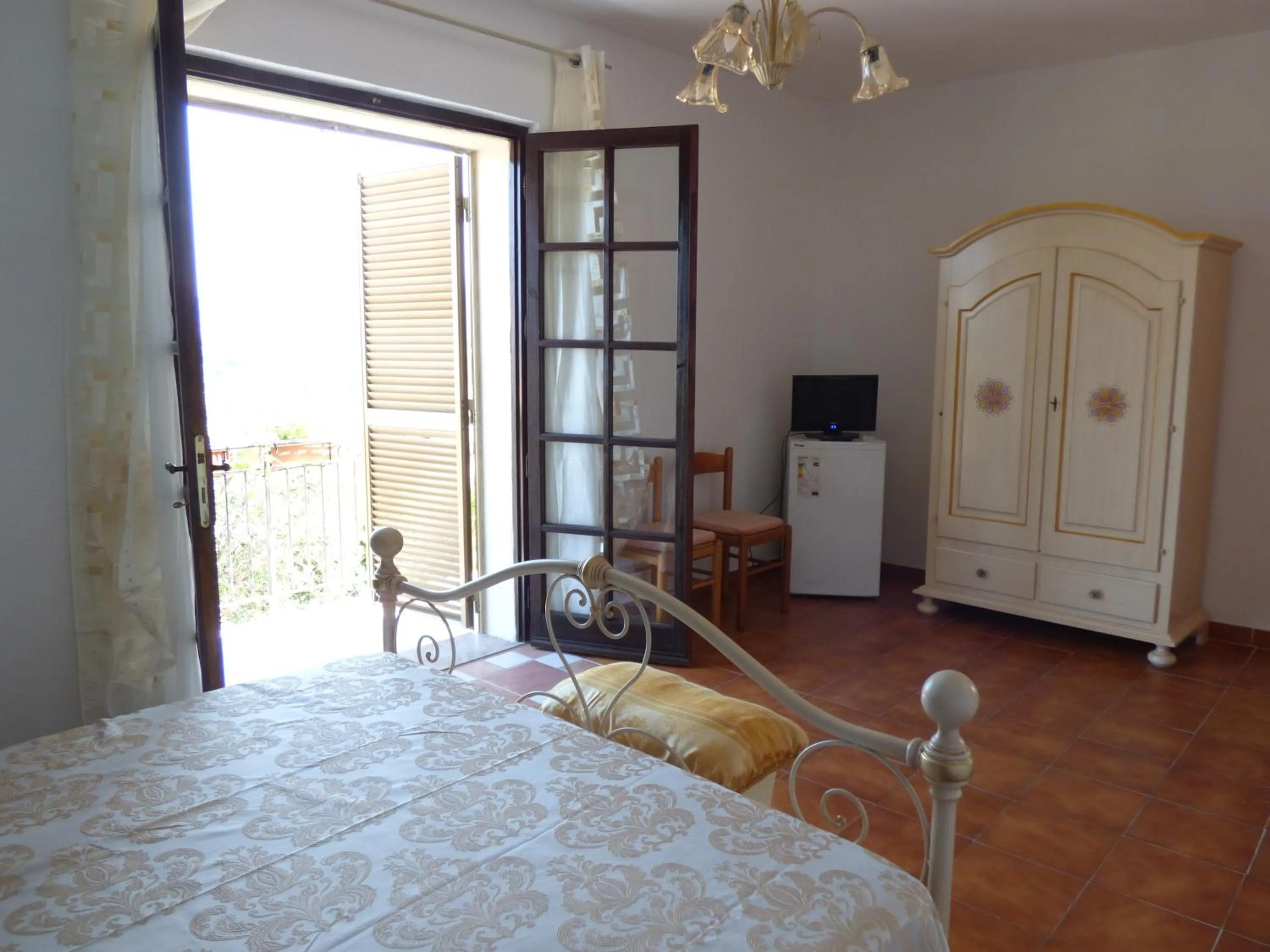 Balcony/Terrace, Bed in B&B Baia Turchese