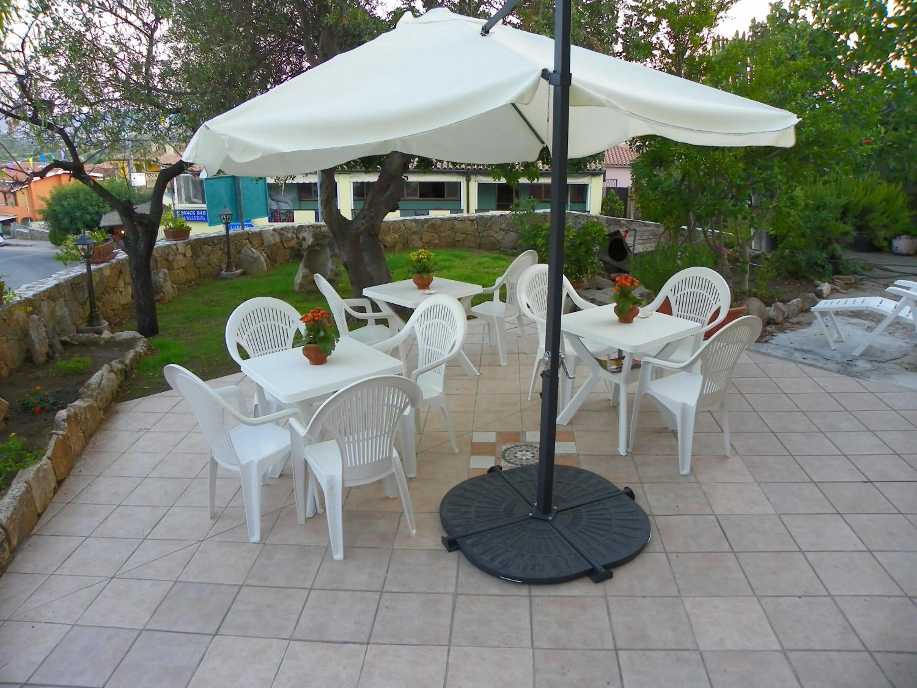 Garden view in B&B Baia Turchese