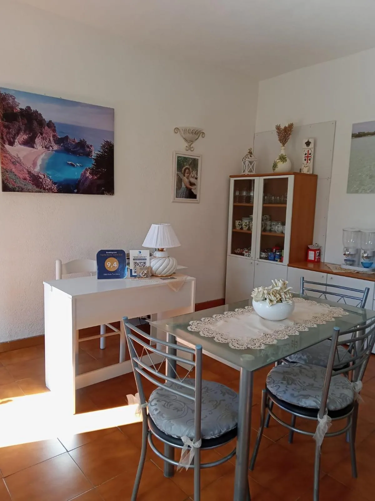 Kitchen or kitchenette in B&B Baia Turchese