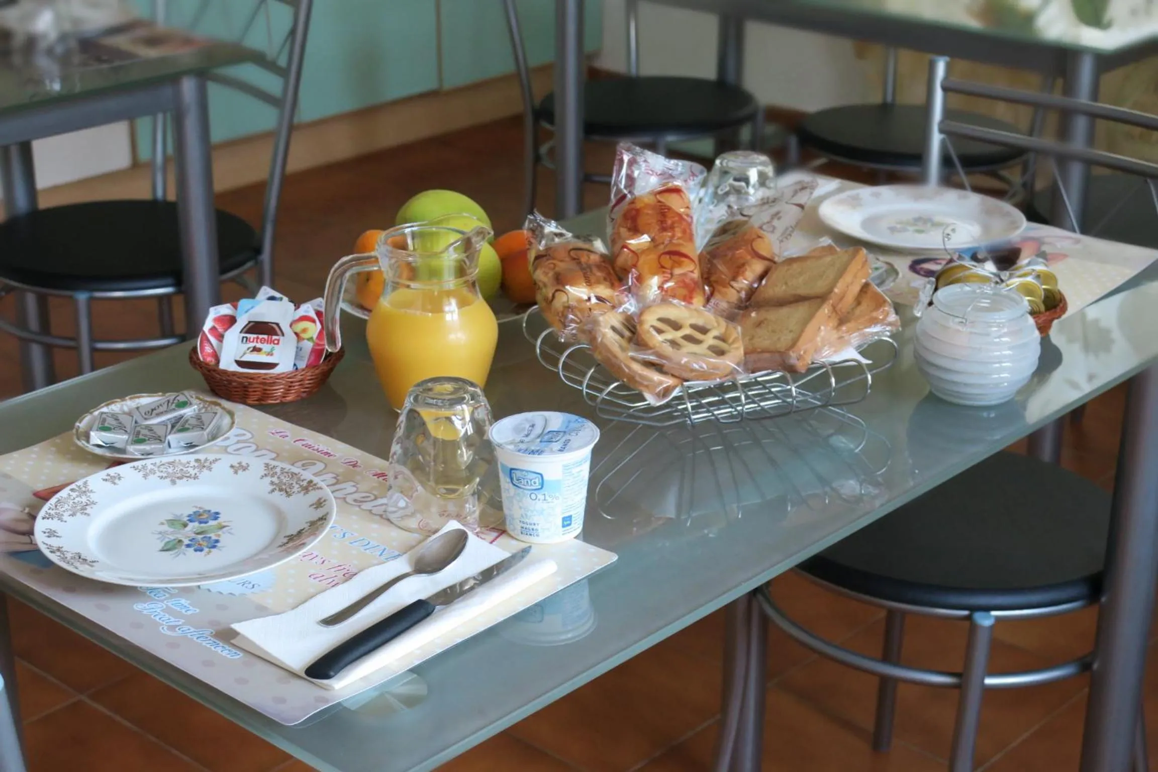 Food close-up in B&B Baia Turchese