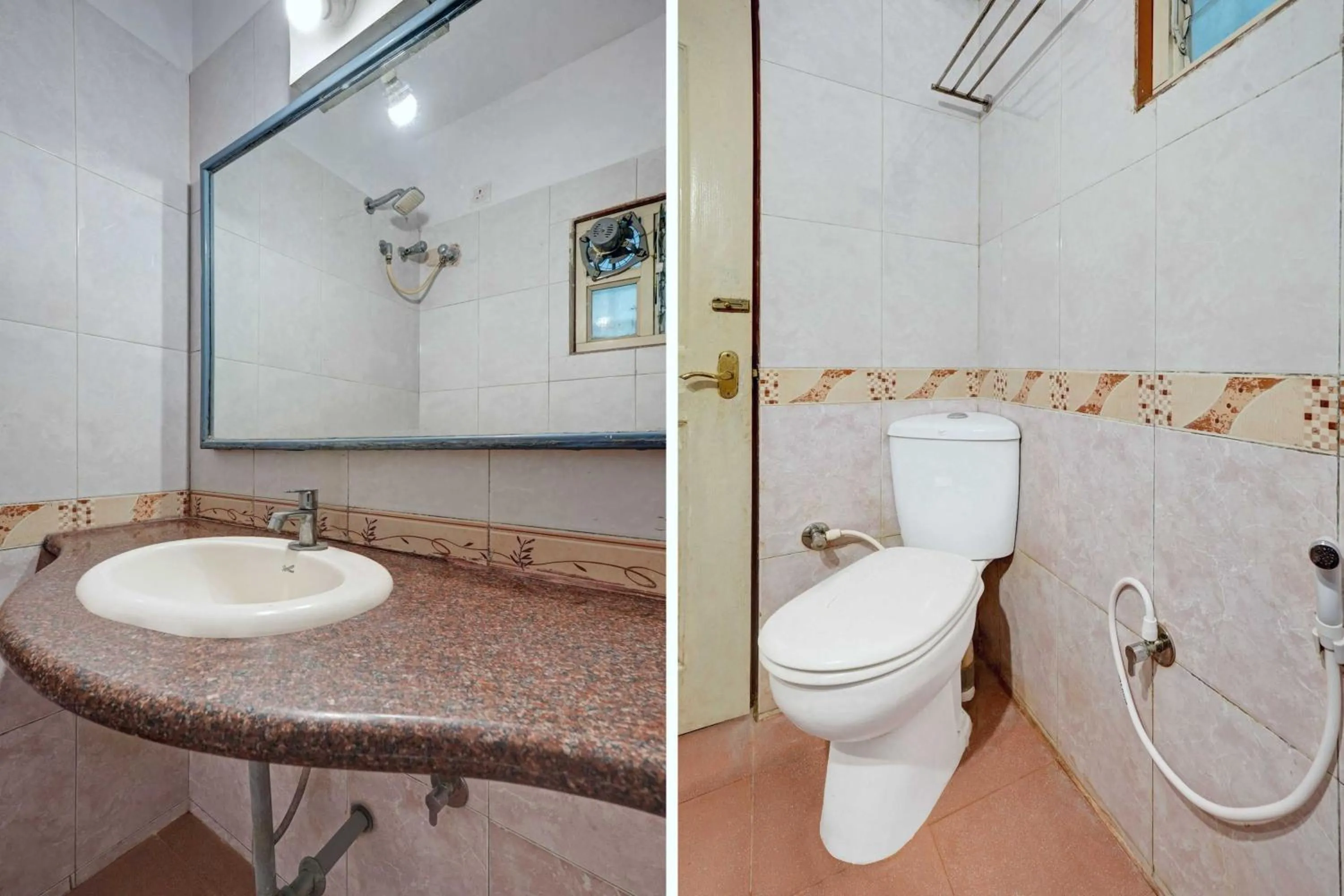 Bathroom in Hotel O Bangalore Royal Meenakshi Mall