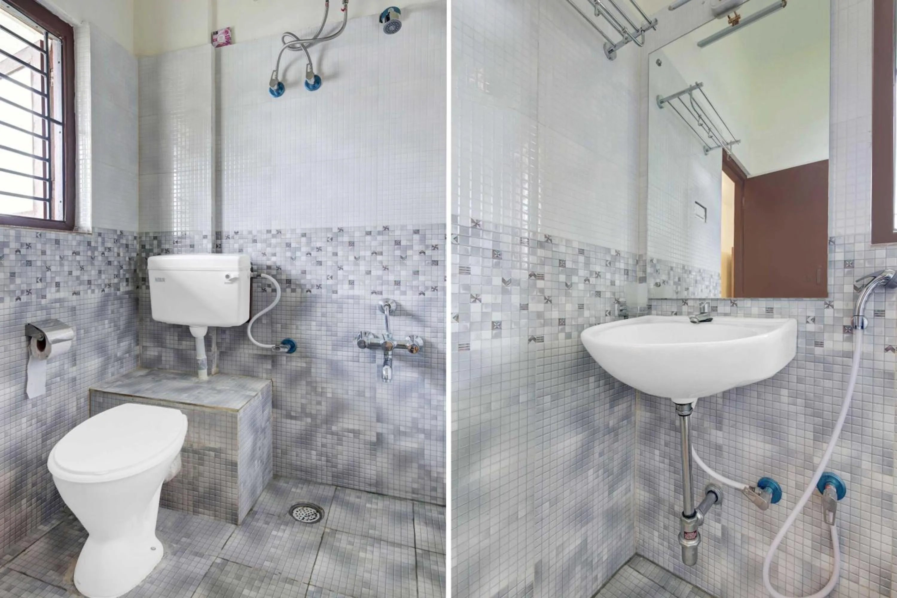 Bathroom in Hotel O Government Hospital Virajpet