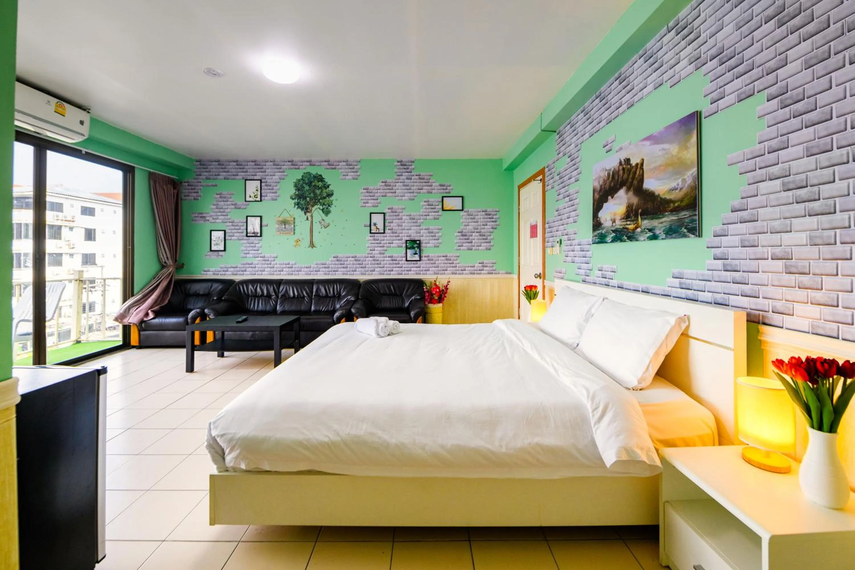 Bed in Happy Vikings - Beachfront