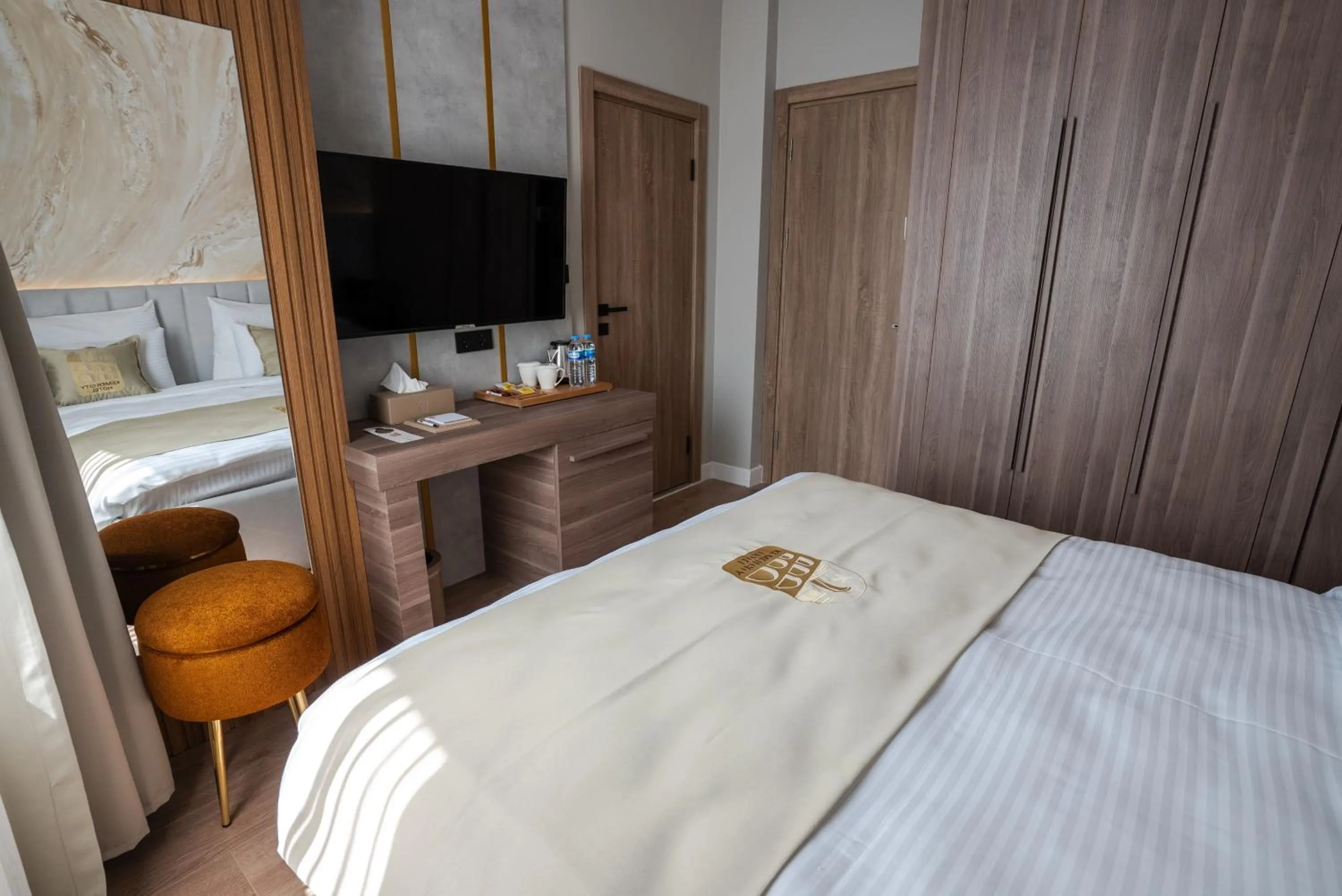 Bed in Kemer City Hotel İstanbul Airport