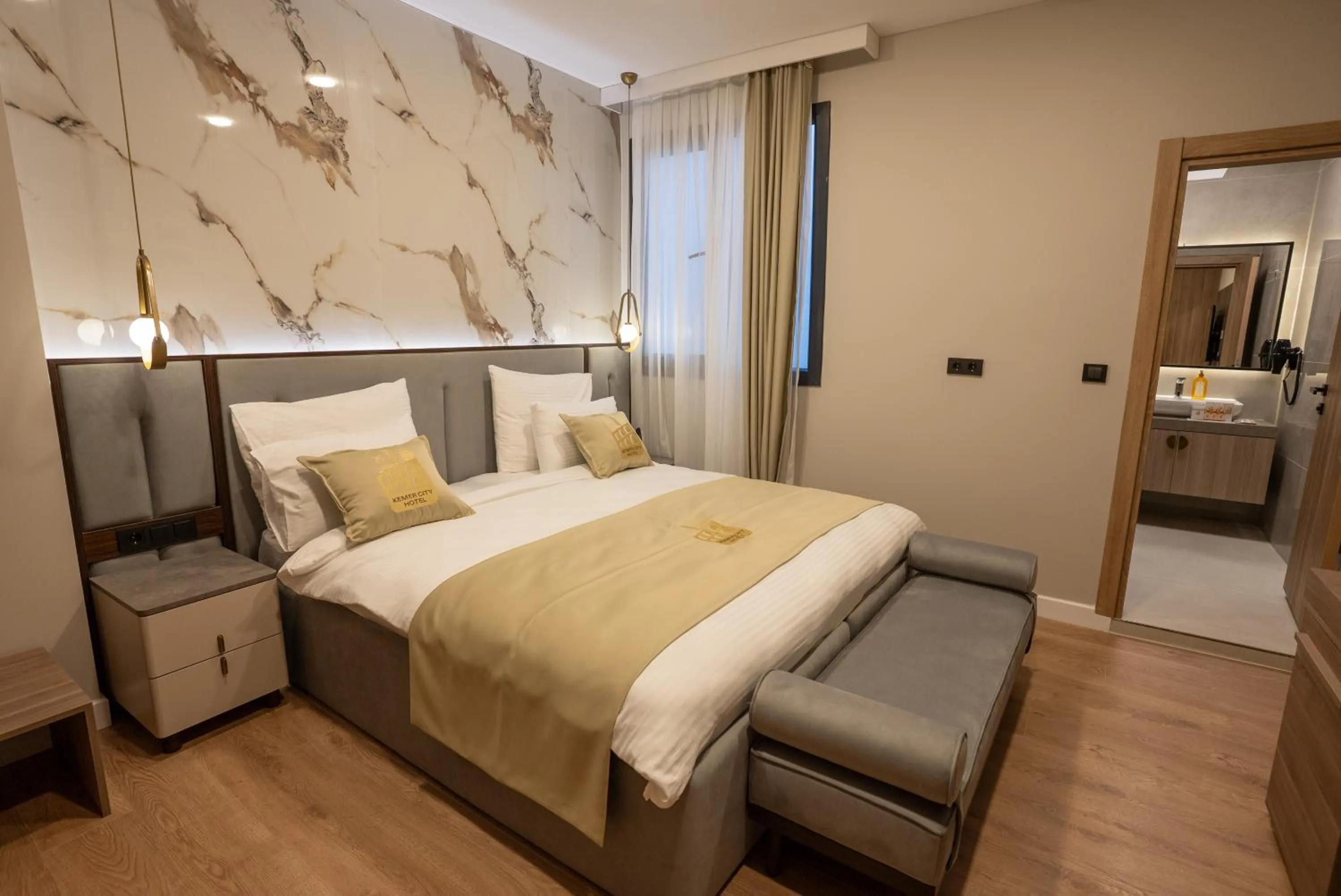 Bed in Kemer City Hotel İstanbul Airport