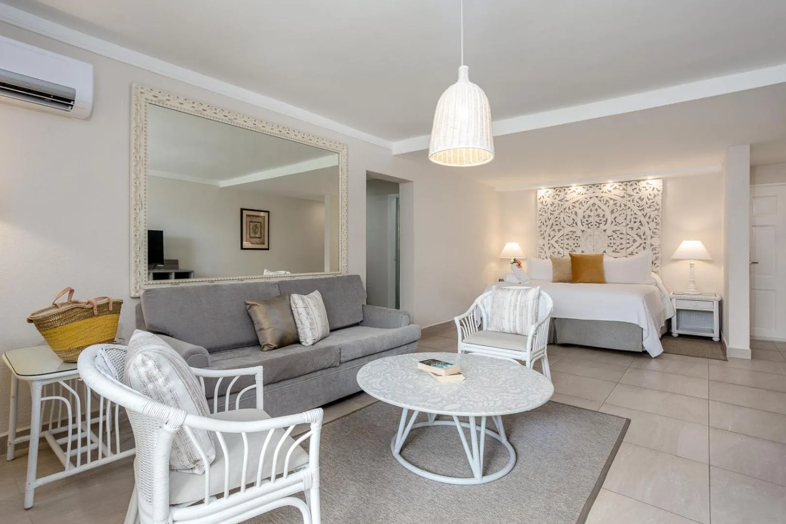 Seating area, Bed in Sugar Bay Barbados - All Inclusive