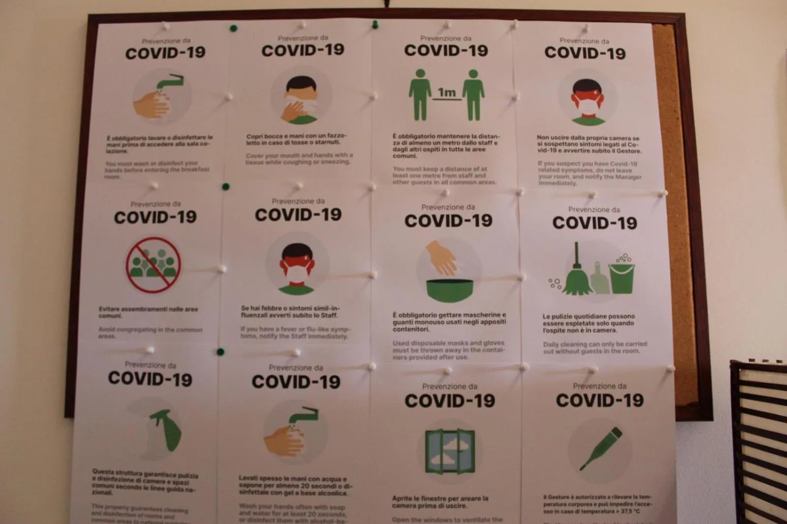 Certificate/Award in Villa Pedaci B&B