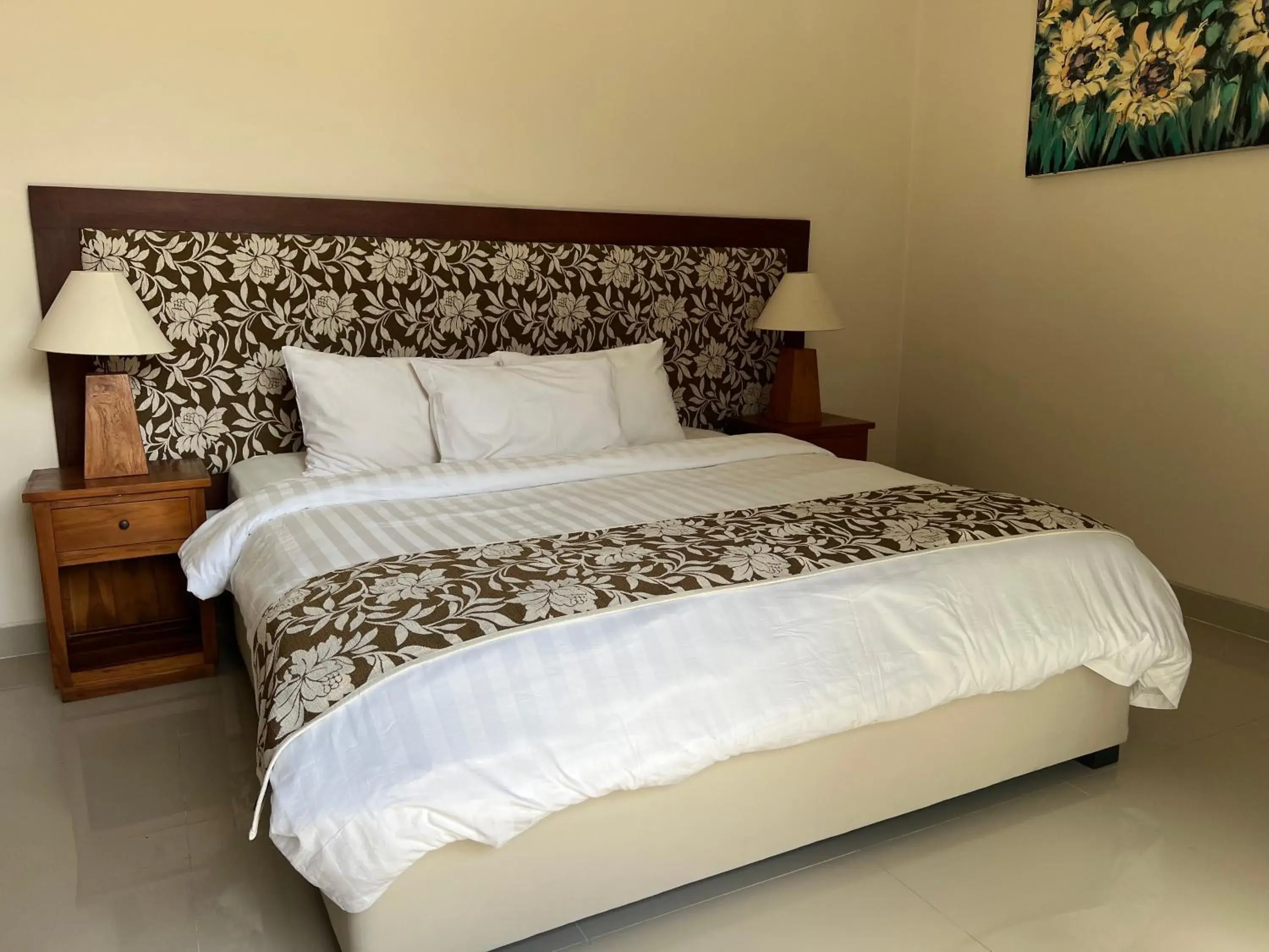 Bed in Kesari Haven Villa C Bed in Kesari Haven Villa C