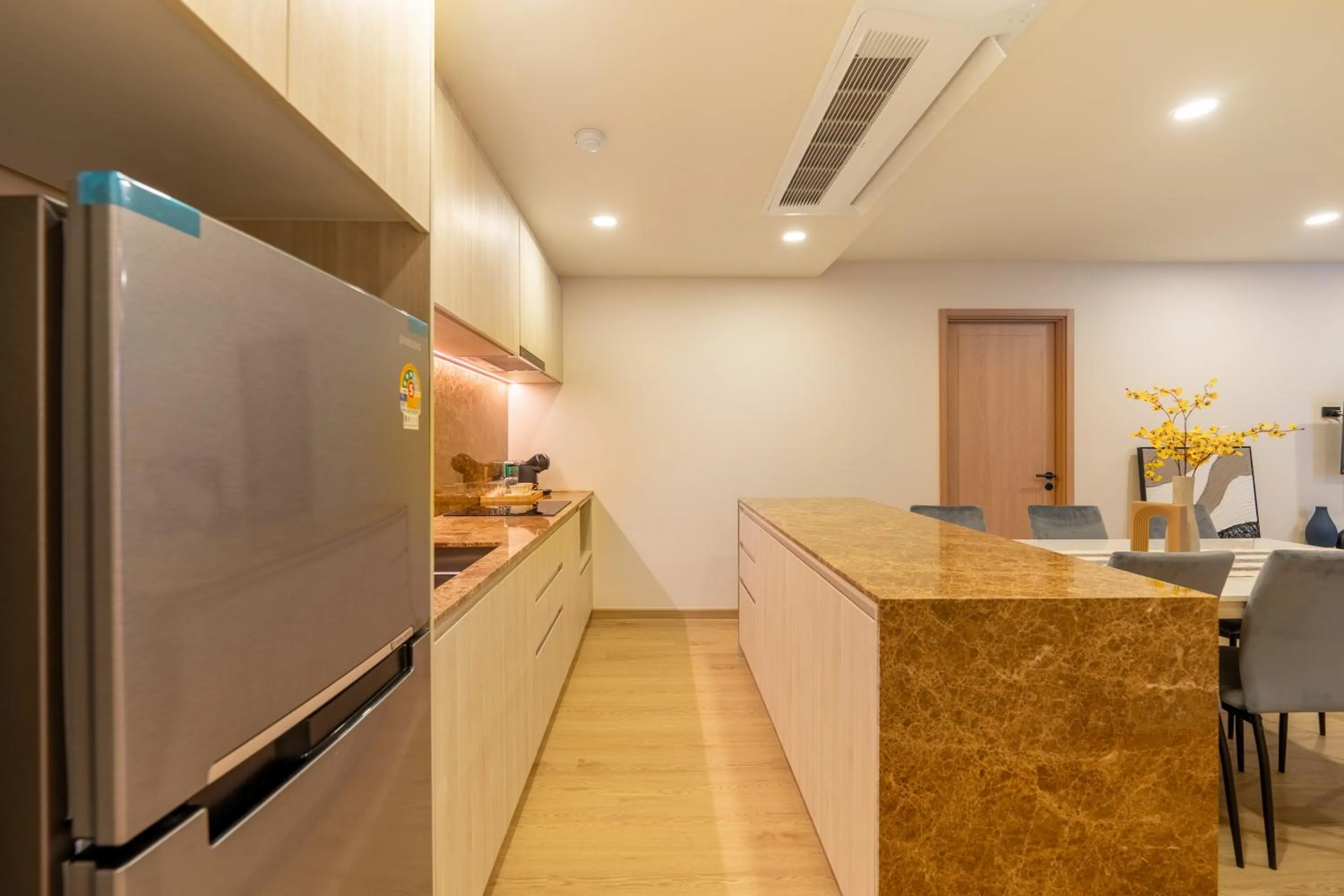kitchen in The Ozone Residences Bangtao