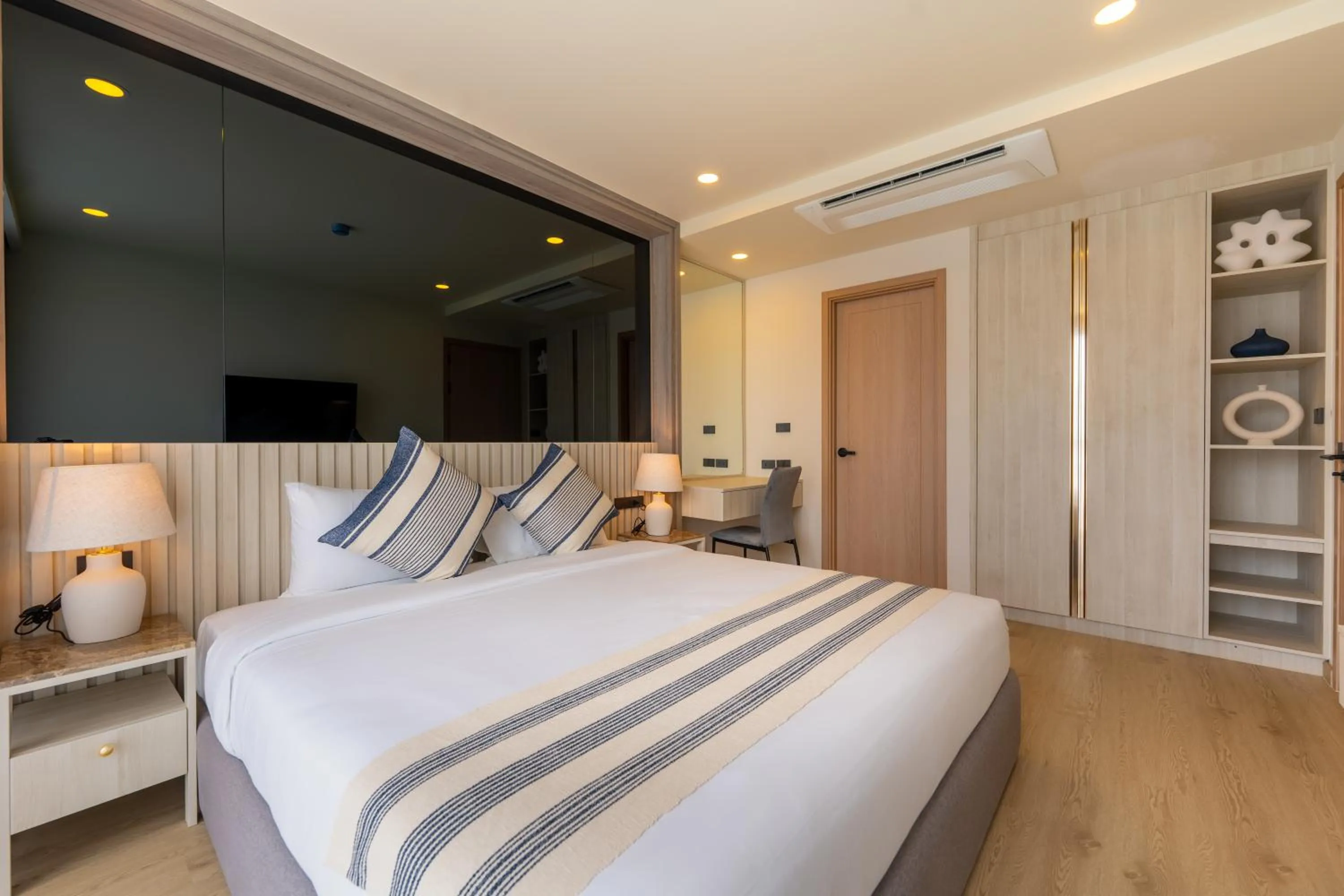 Bed in The Ozone Residences Bangtao
