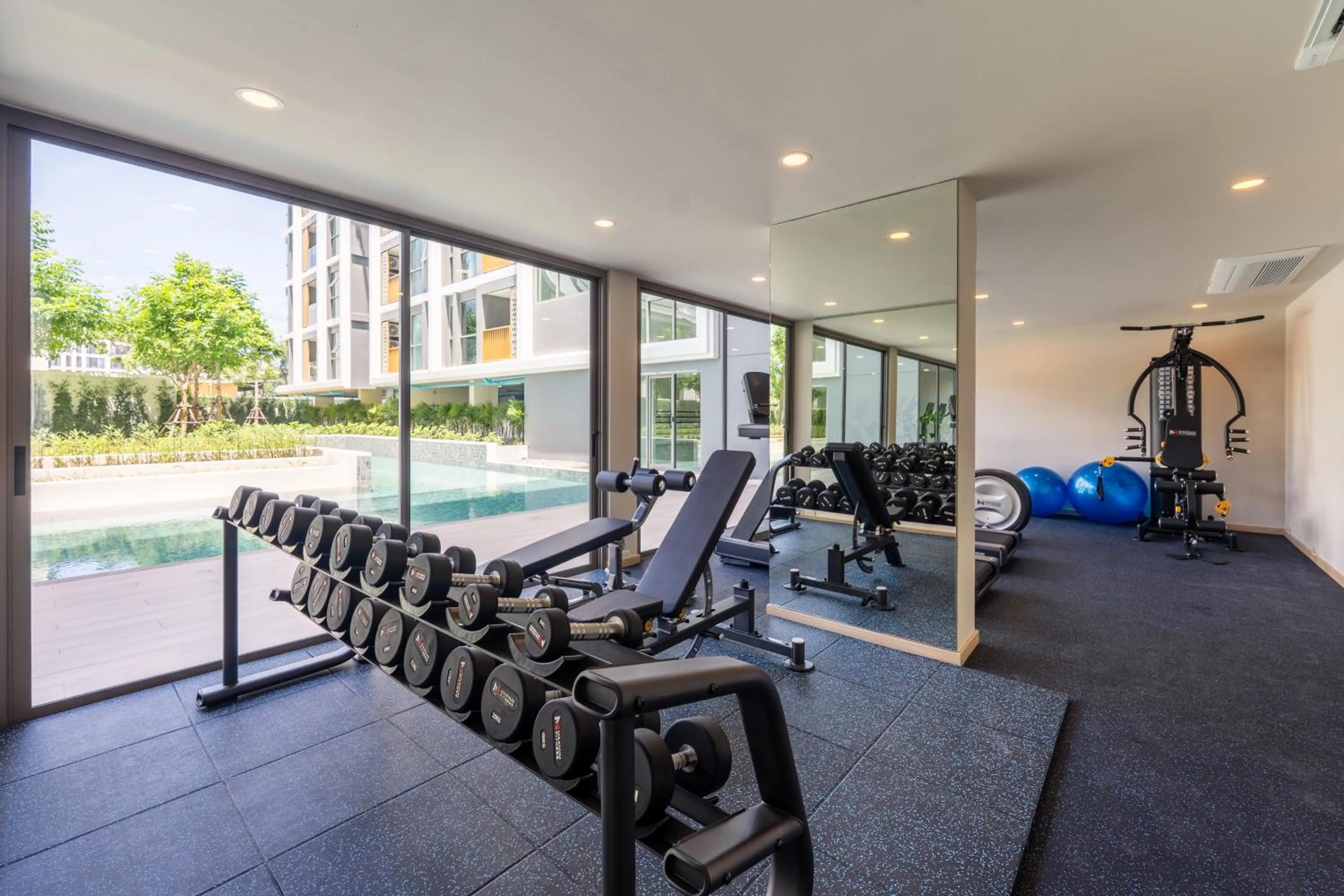 Fitness centre/facilities in The Ozone Residences Bangtao