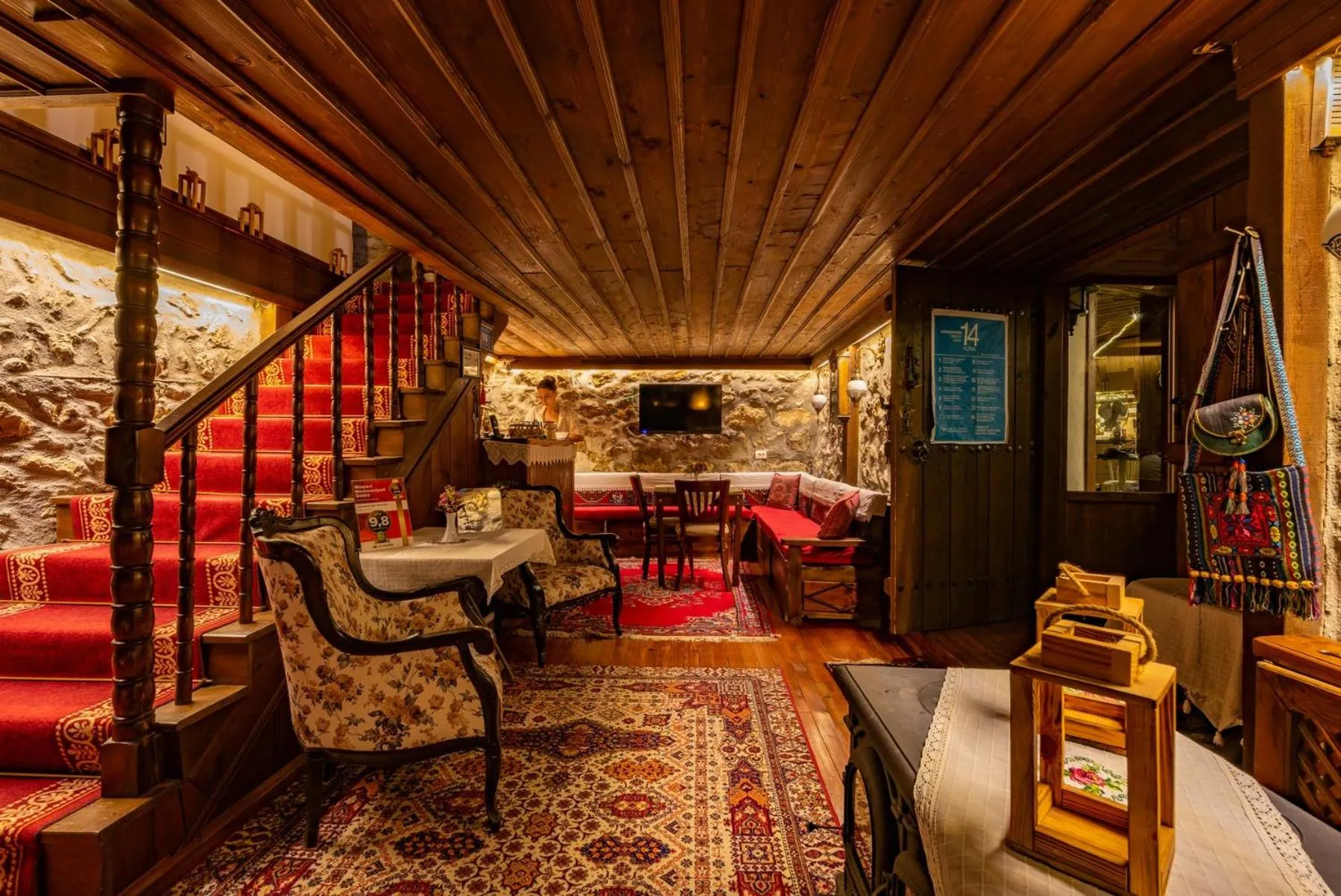 Lobby or reception in Safranbolu Seyi̇r Konak Otel