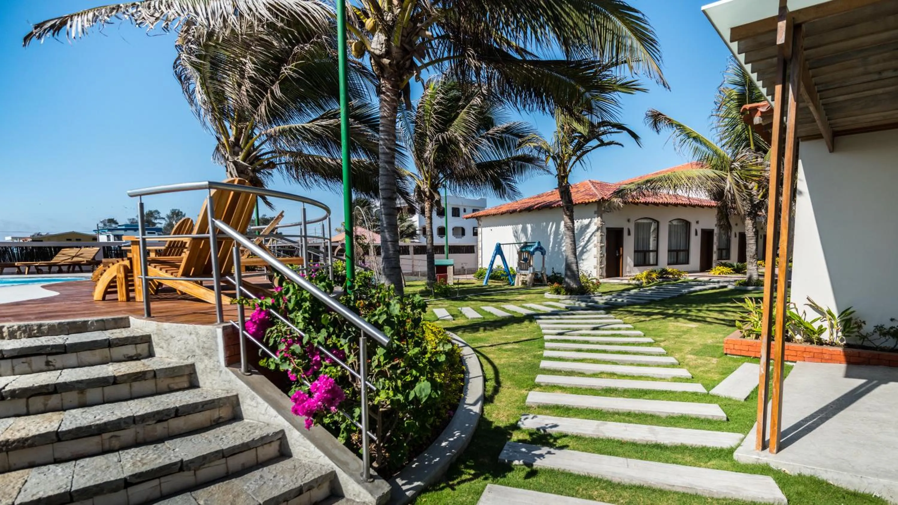Garden view in Playa Paraíso