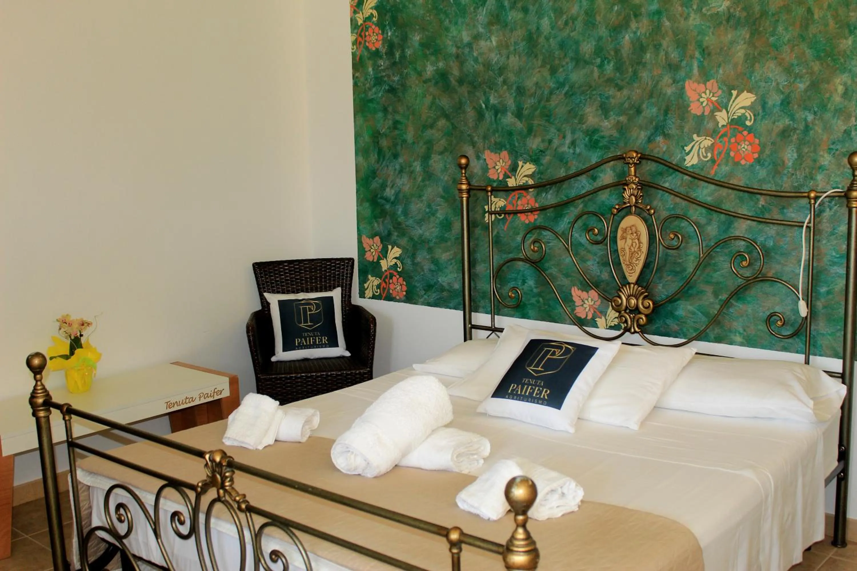 Bed in Tenuta Paifer