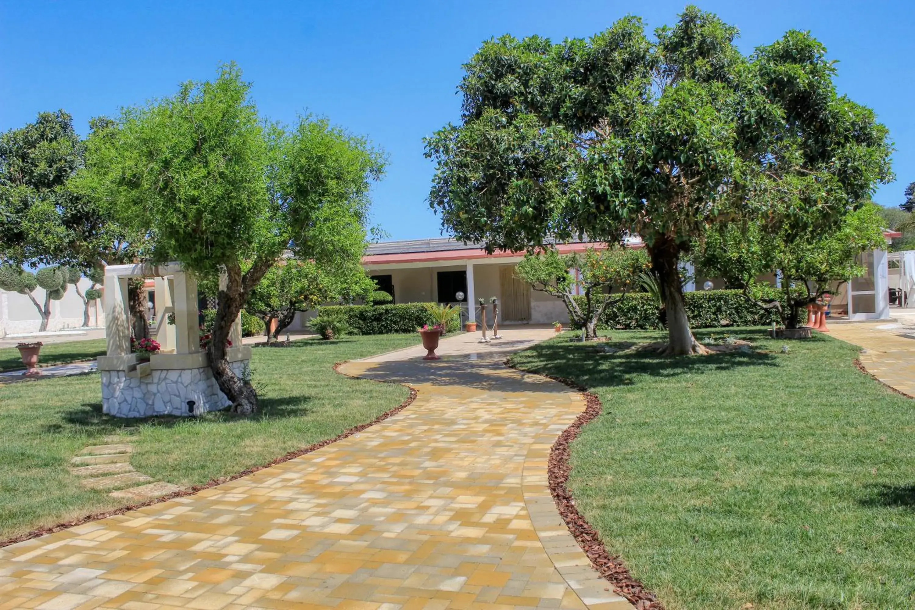 Garden view in Tenuta Paifer Garden view in Tenuta Paifer