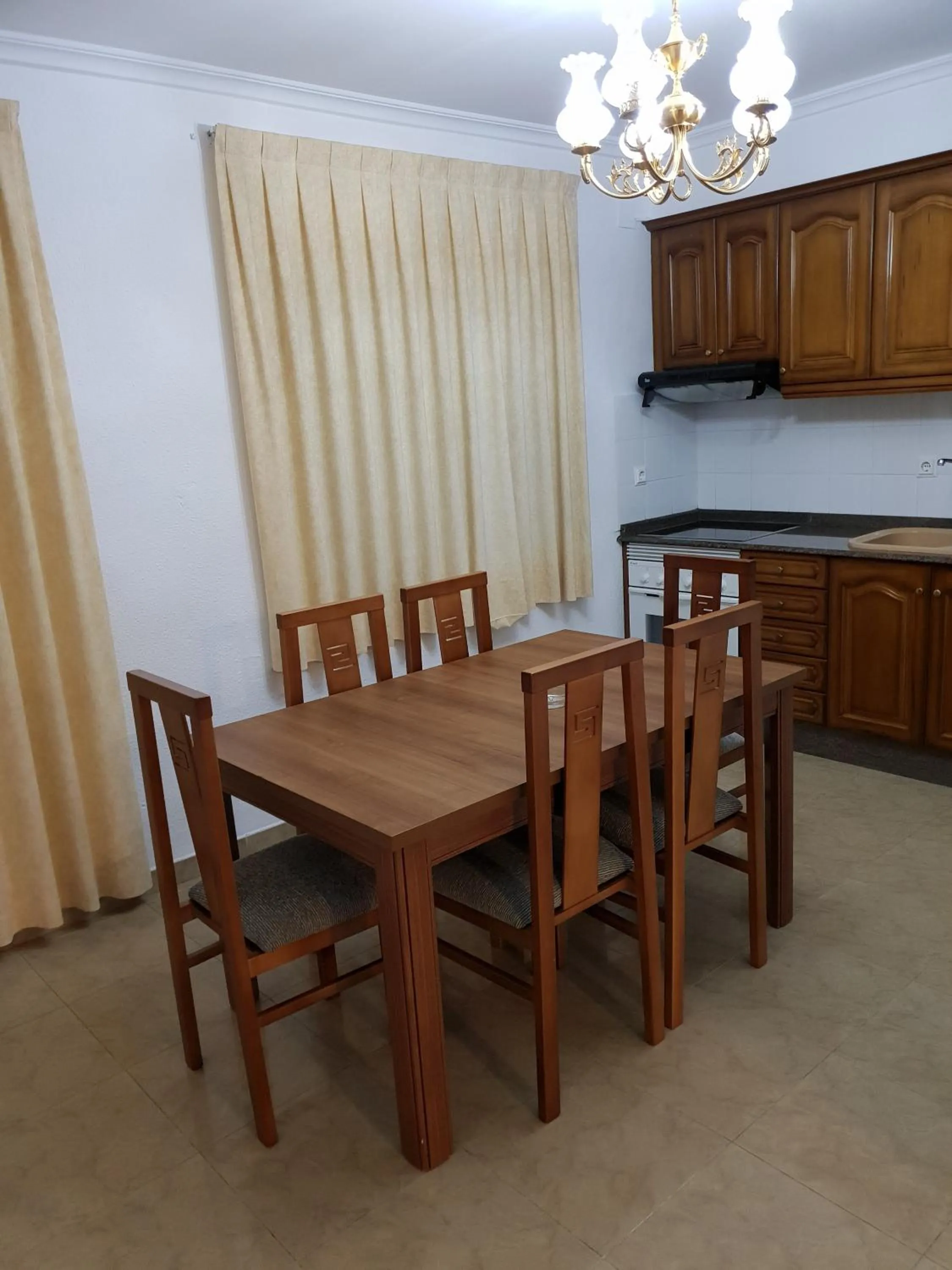 Kitchen or kitchenette in Complejo Turistico la Pinada