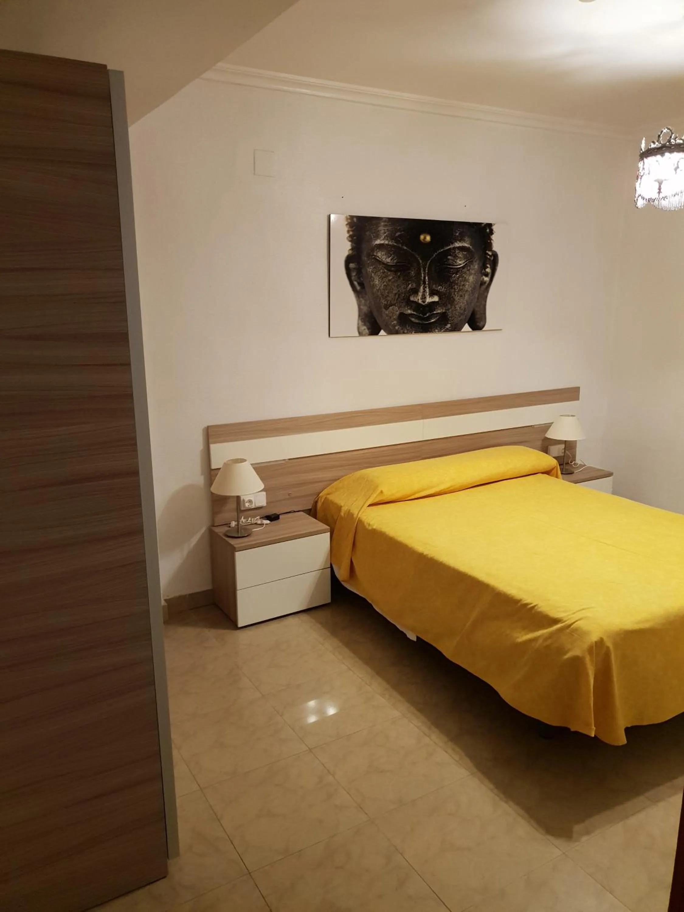 Bedroom, Bed in Complejo Turistico la Pinada