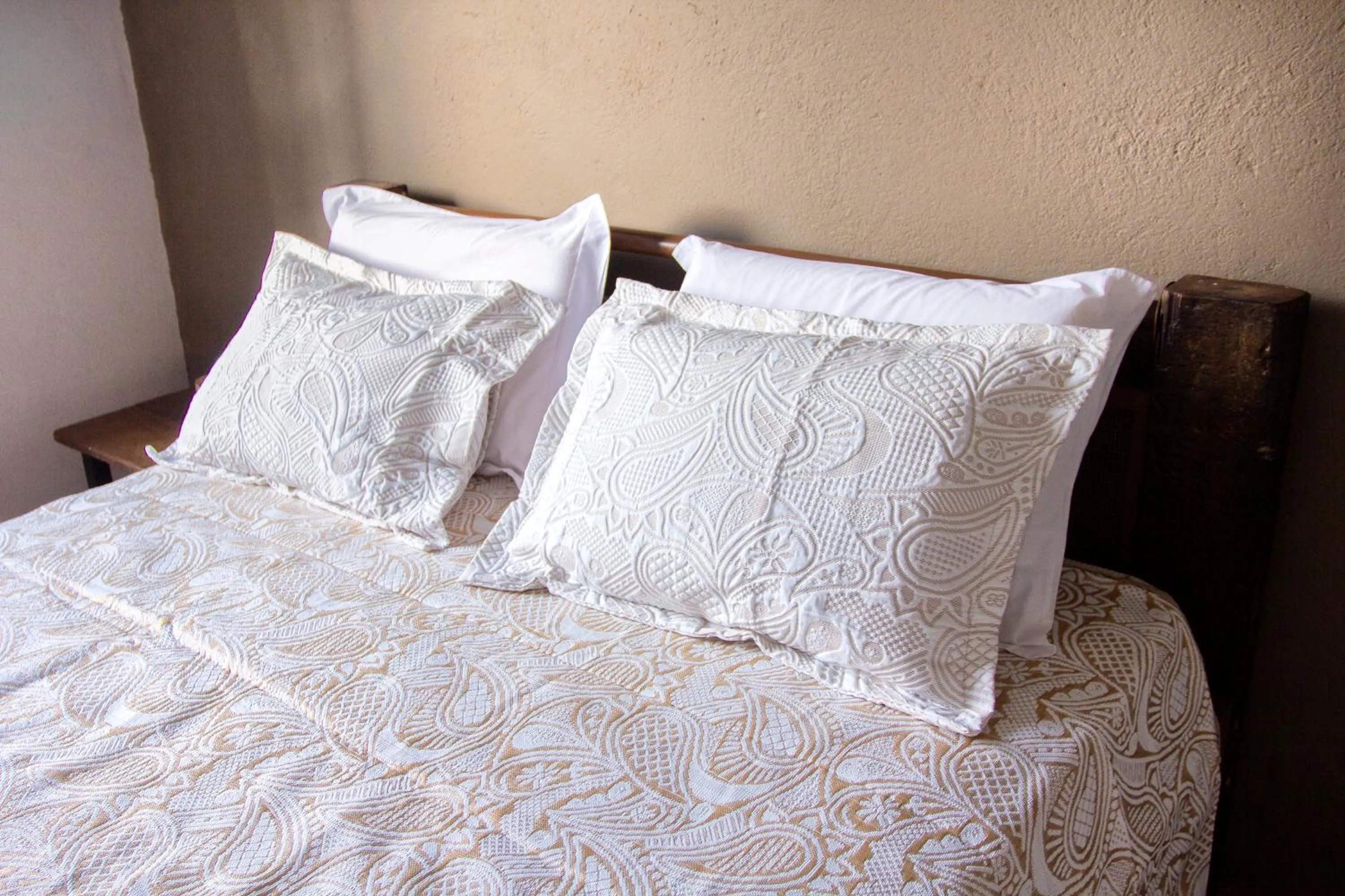 Bed in Pousada Província