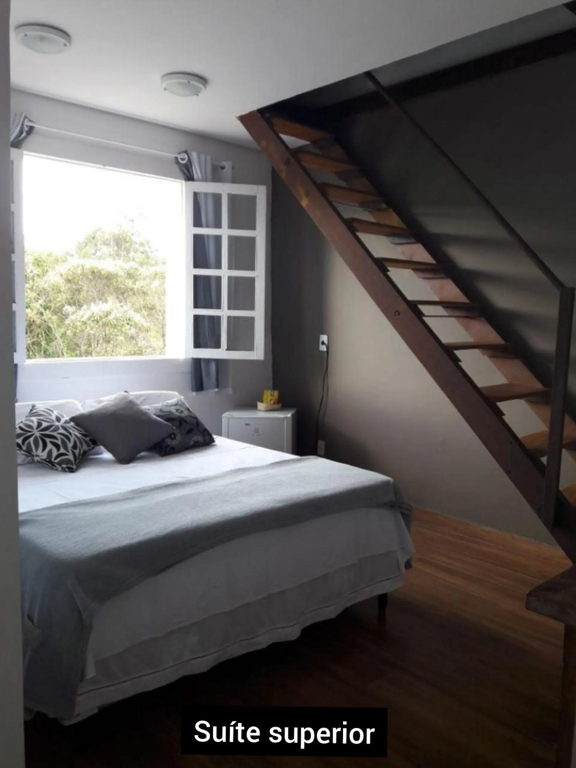 Bed in Pousada Província