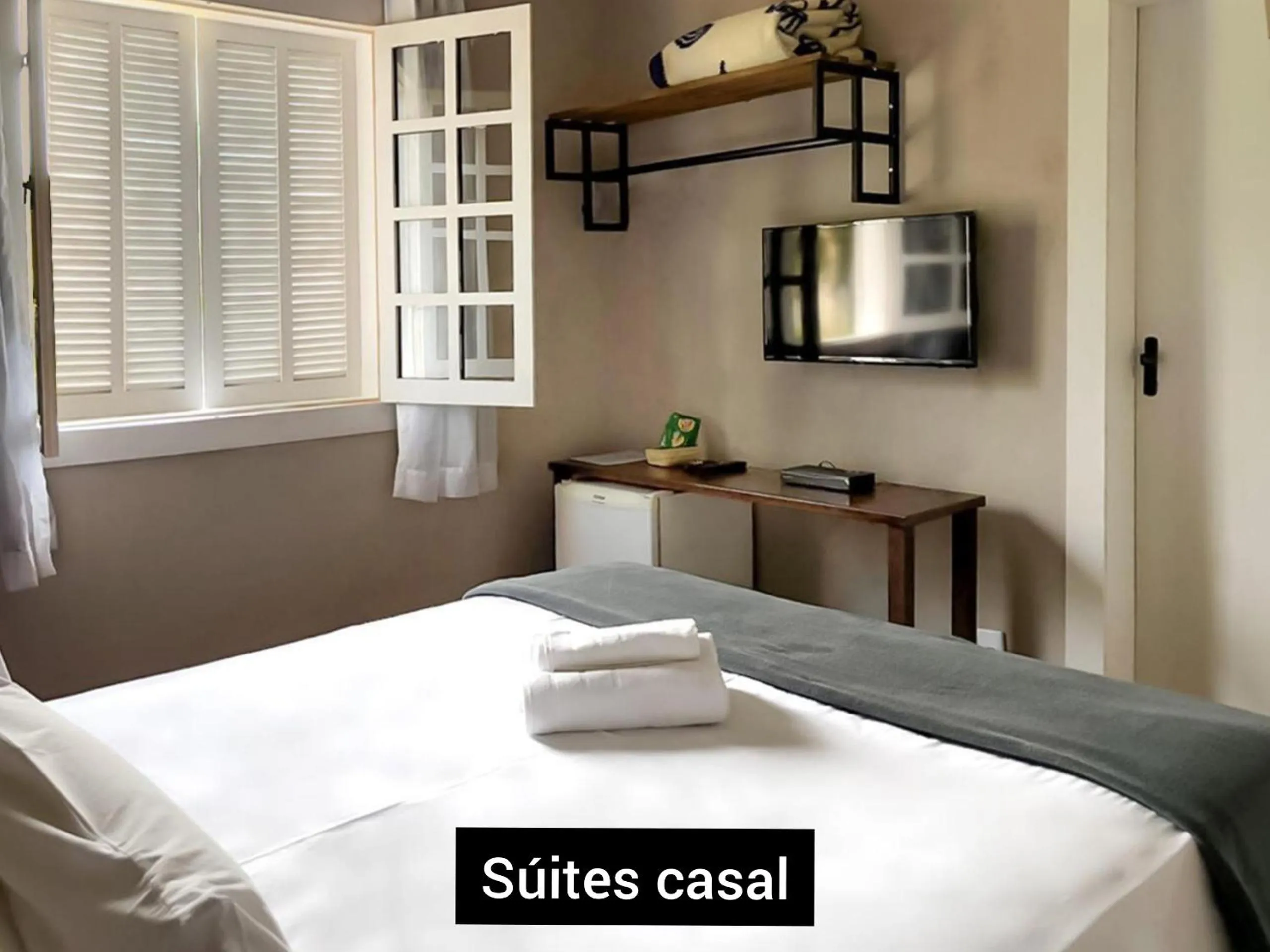 Bed in Pousada Província