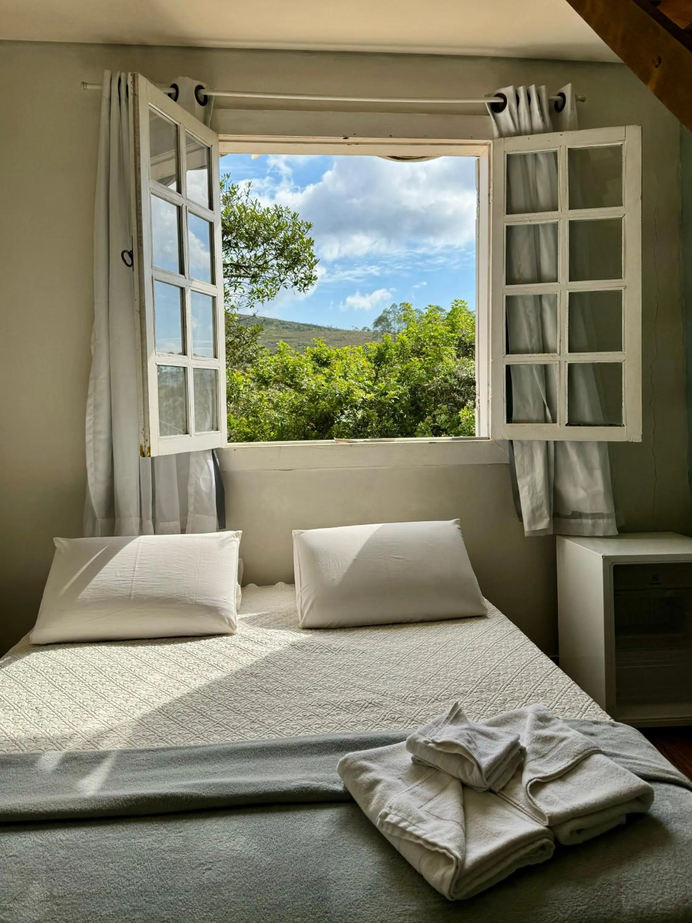 Bed in Pousada Província