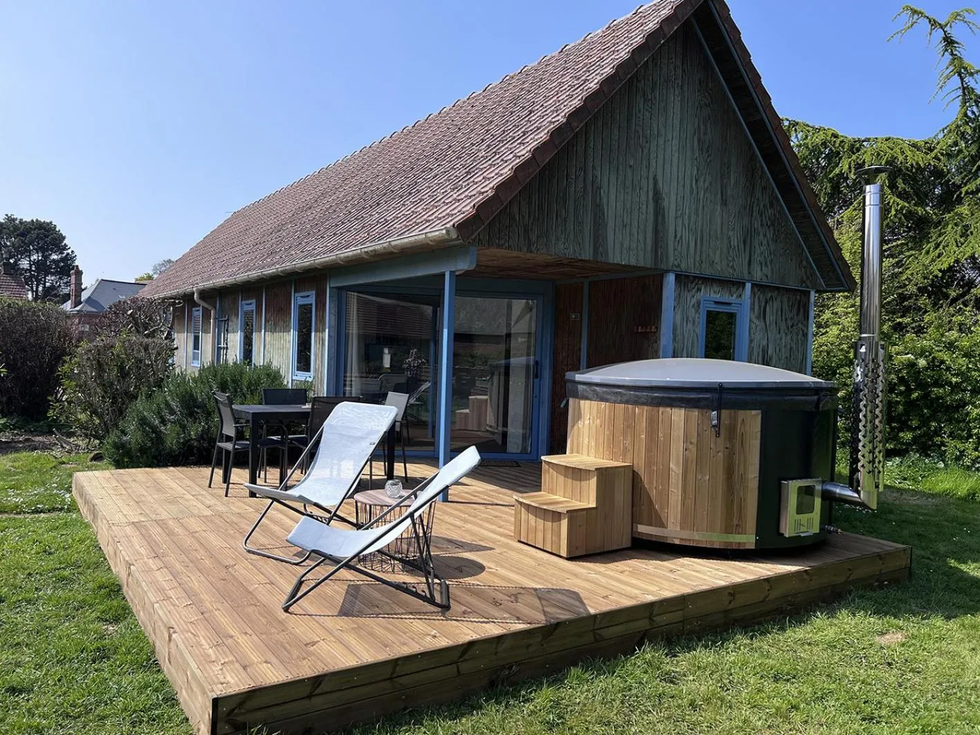 Patio in Le Pré Marin