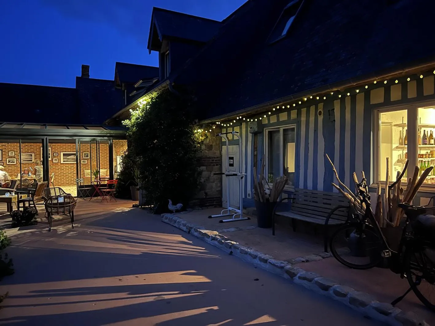 Patio in Le Pré Marin