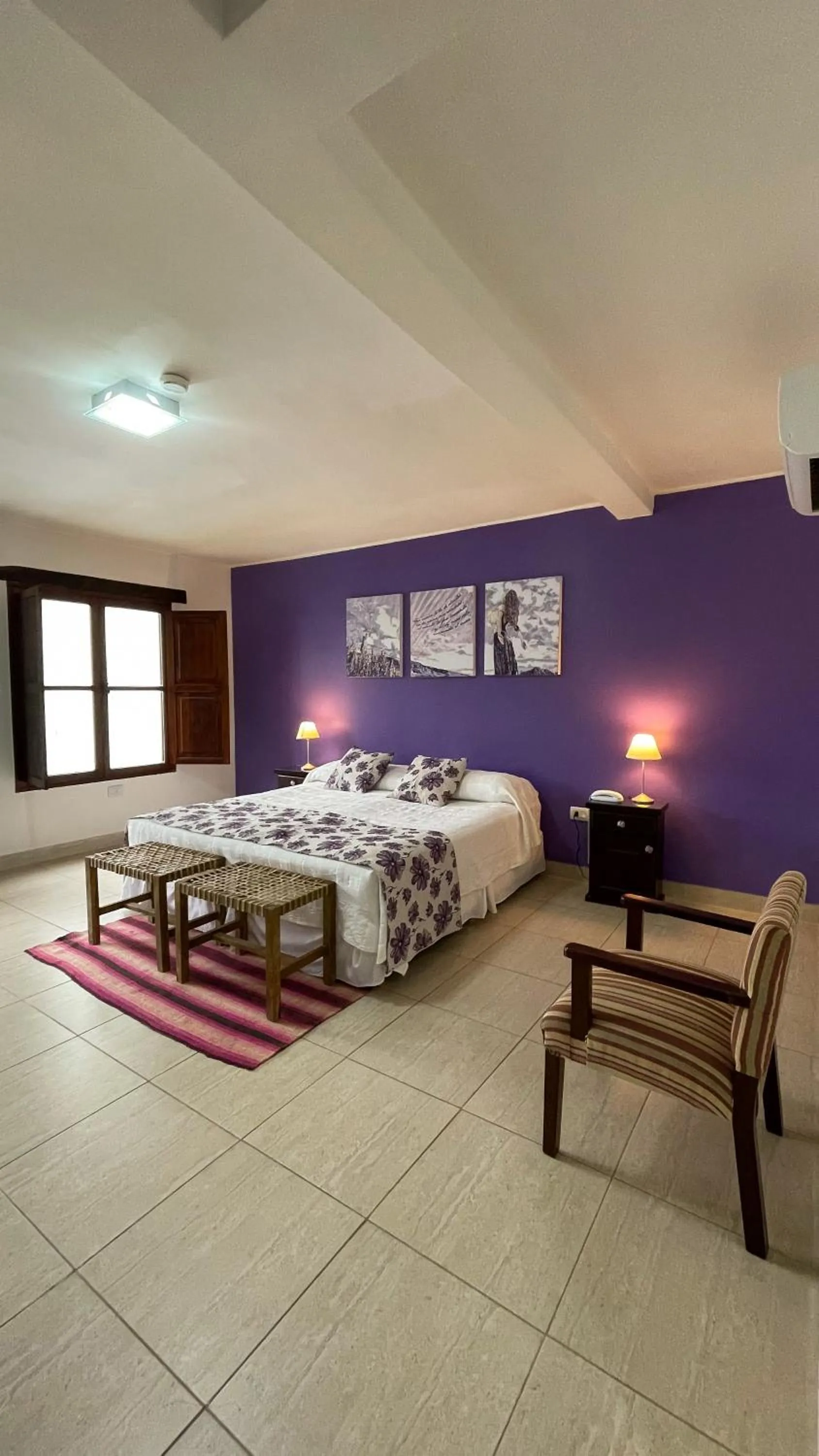 Decorative detail, Bed in Posada de los Poetas Hotel Boutique