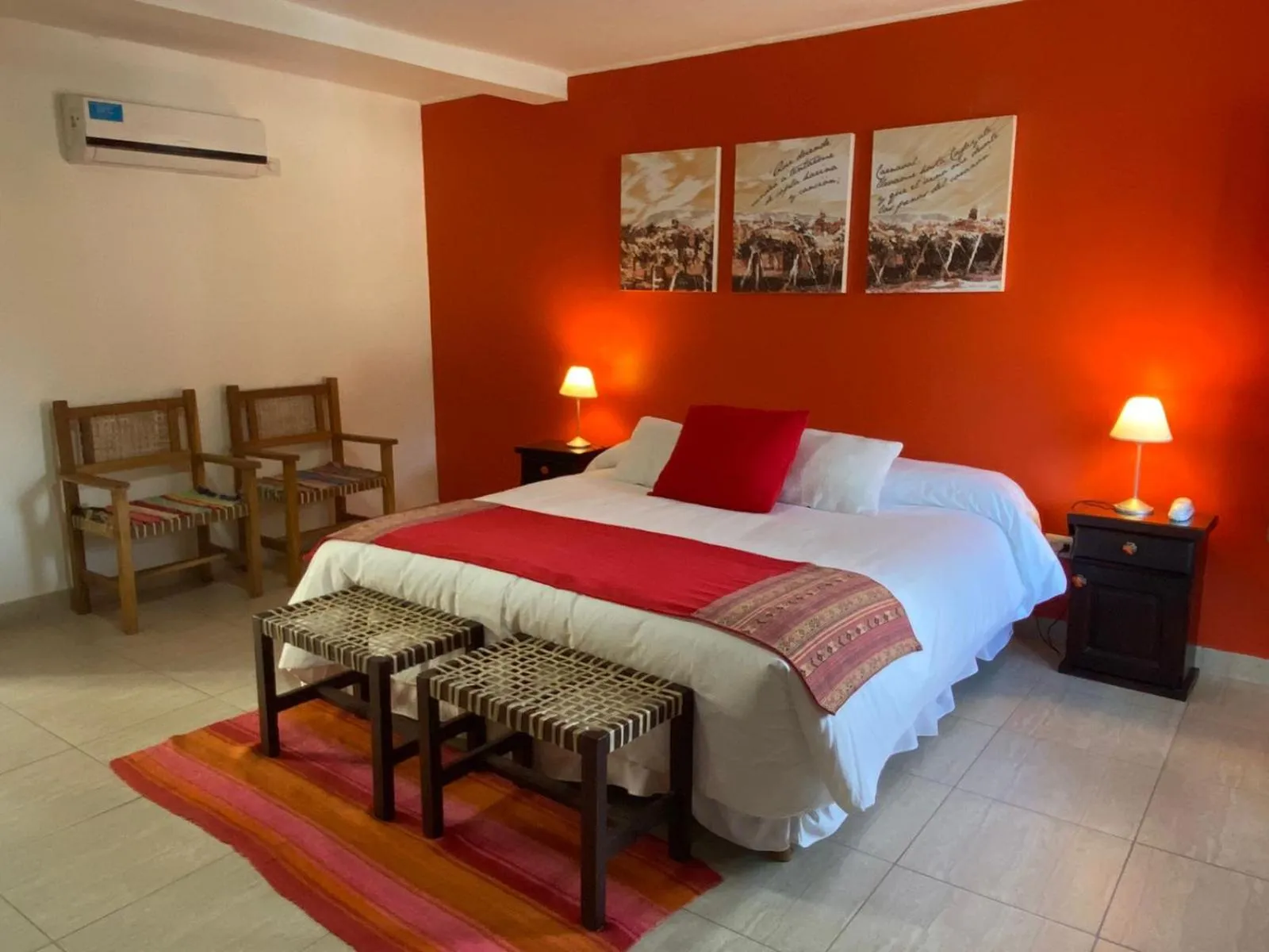 Decorative detail, Bed in Posada de los Poetas Hotel Boutique