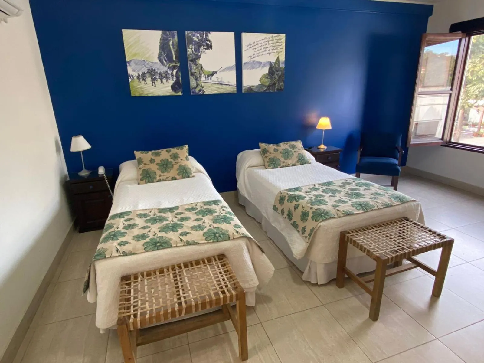 Decorative detail, Bed in Posada de los Poetas Hotel Boutique