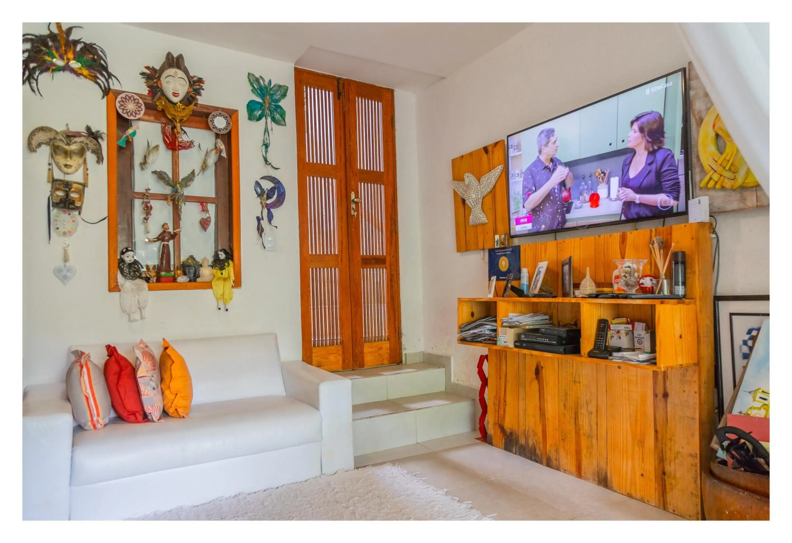 TV and multimedia in Pousada Cravo e Canela