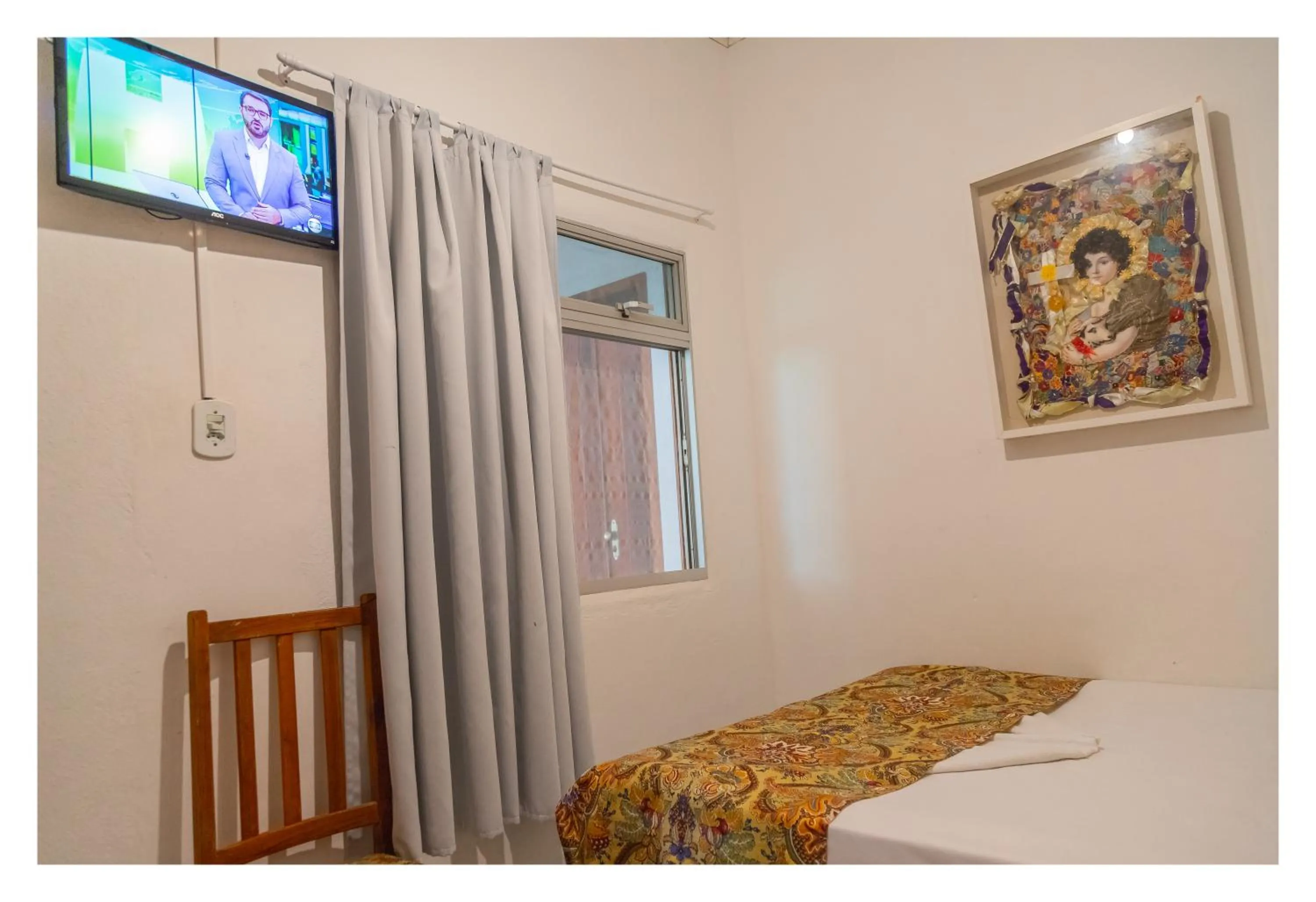 TV and multimedia, Bed in Pousada Cravo e Canela