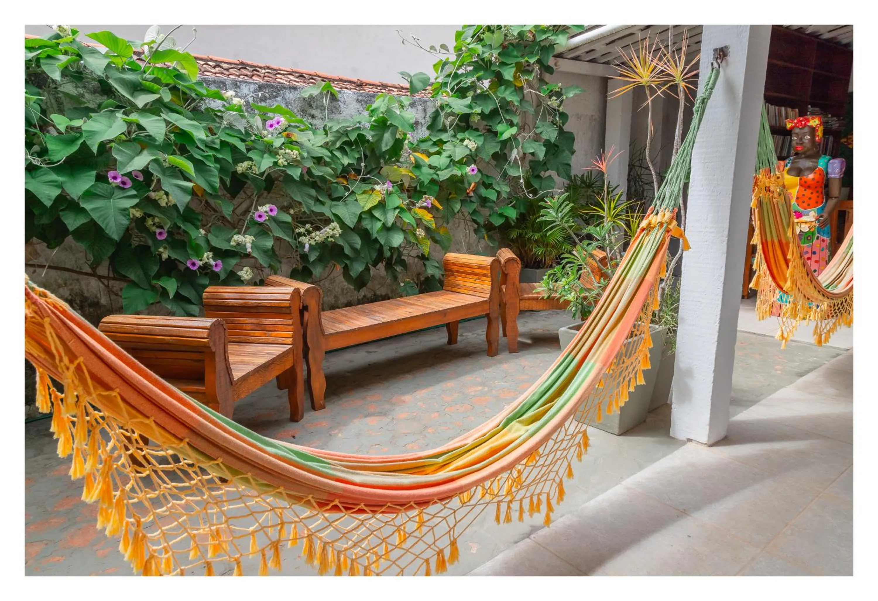 Patio in Pousada Cravo e Canela