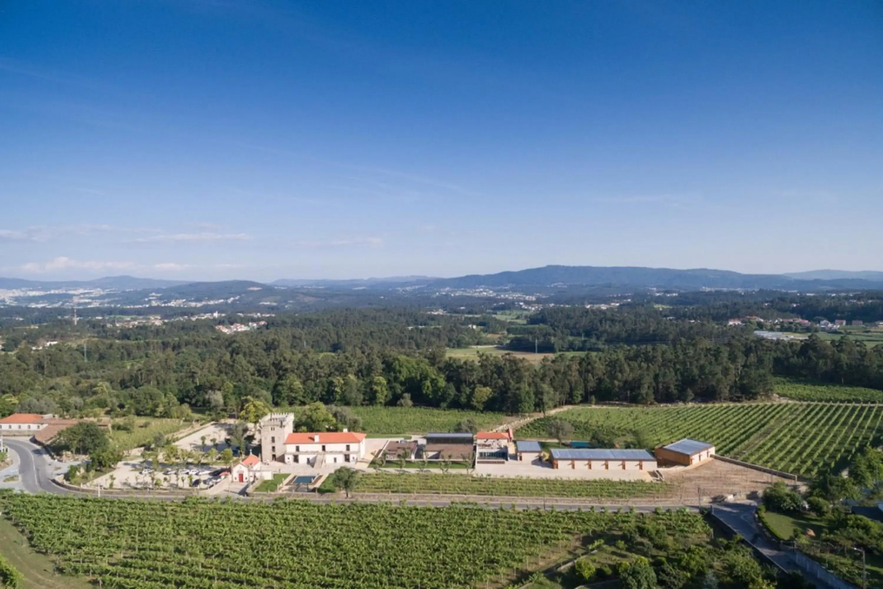 Bird's eye view in Torre de Gomariz Wine & Spa Hotel Bird's eye view in Torre de Gomariz Wine & Spa Hotel