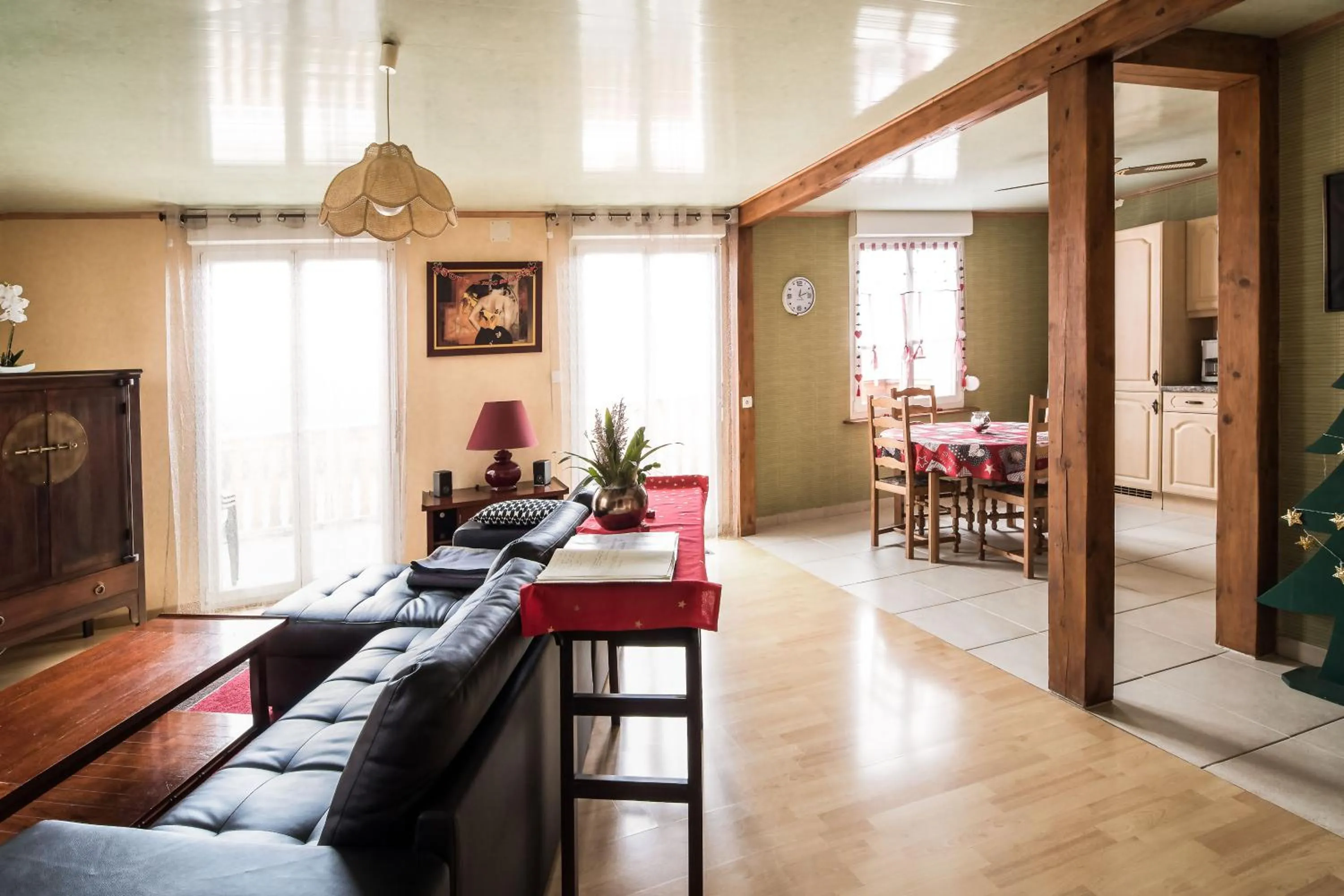 Living room in Chambres d'hôtes & Gîtes La Paysanne