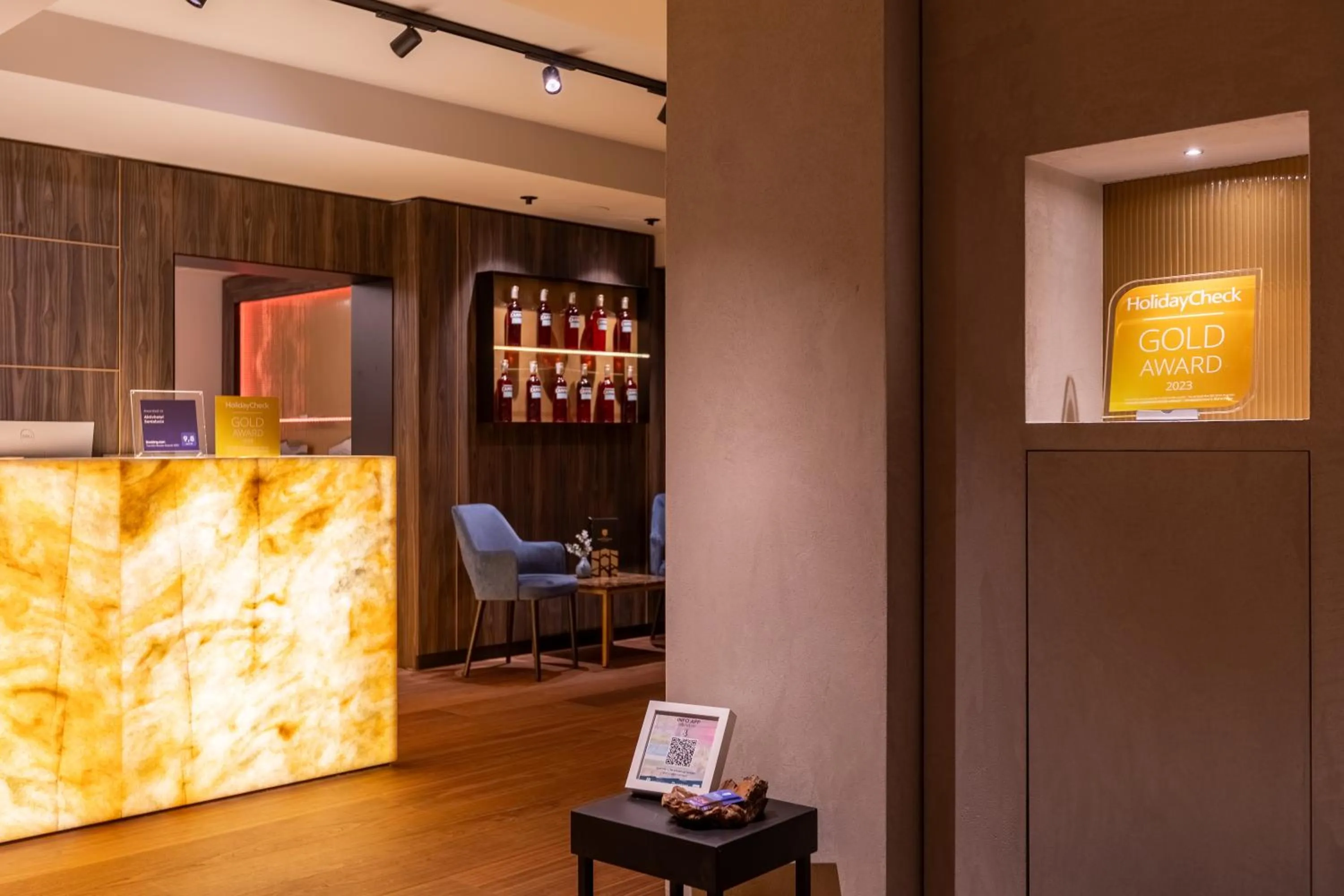 Lobby or reception in Aktivhotel Santalucia