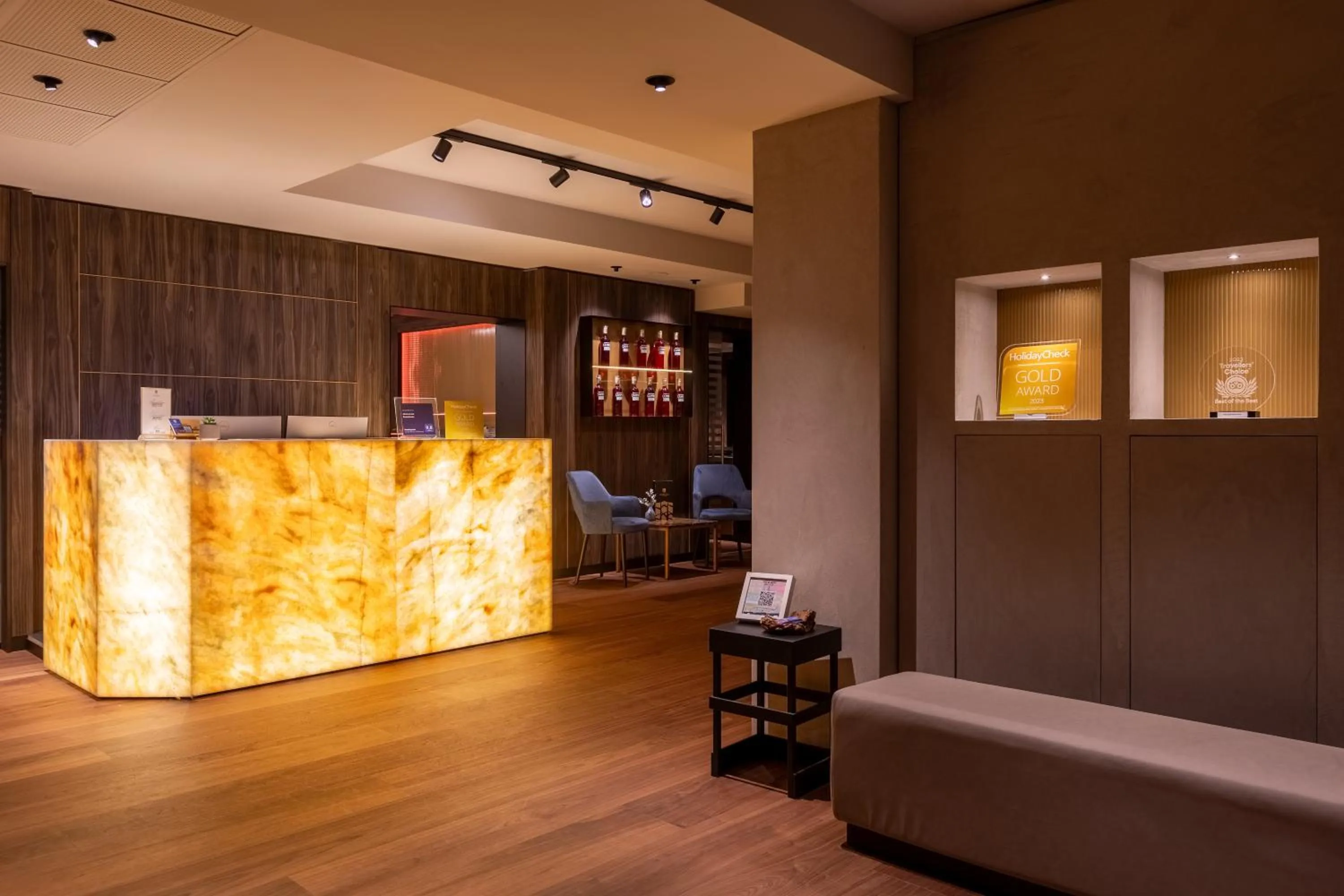 Lobby or reception in Aktivhotel Santalucia