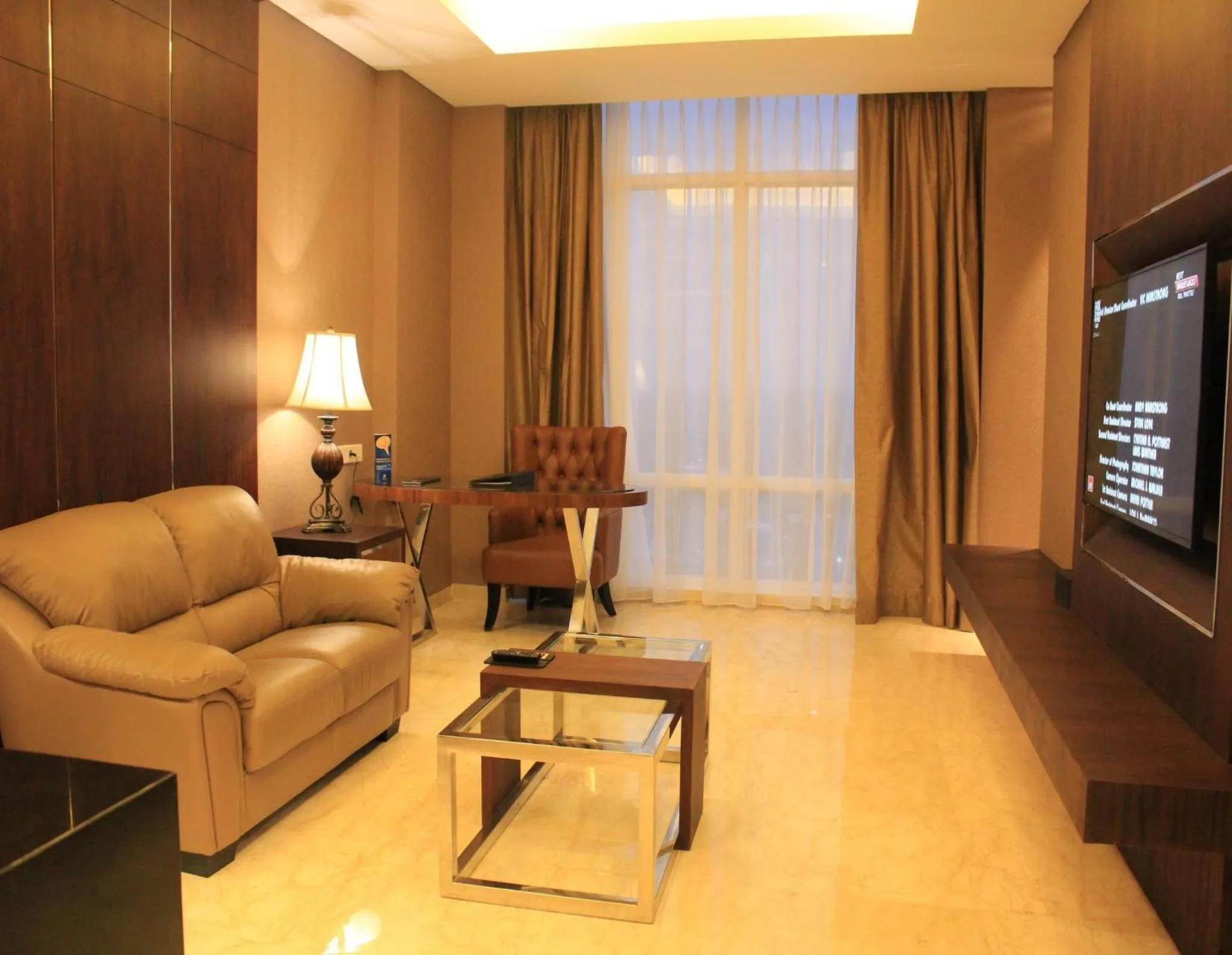 Living room in Grand Mercure Solo Baru