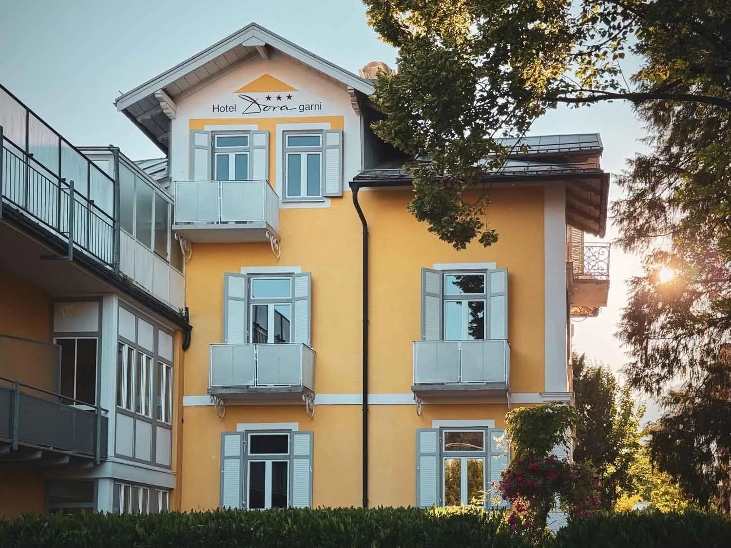 Property building in Villa Dora Petit Hôtel