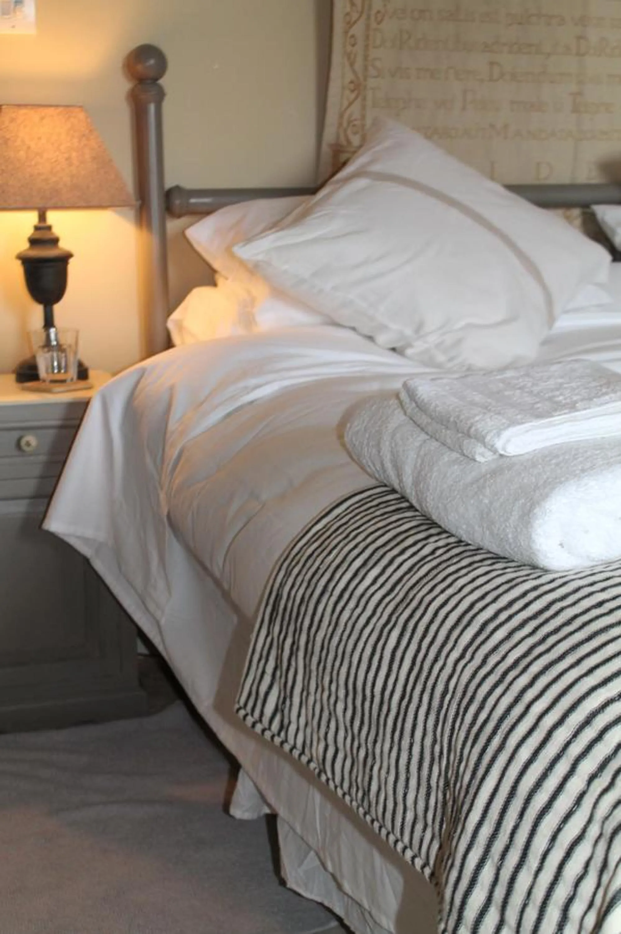 Decorative detail, Bed in Roundhill Farmhouse