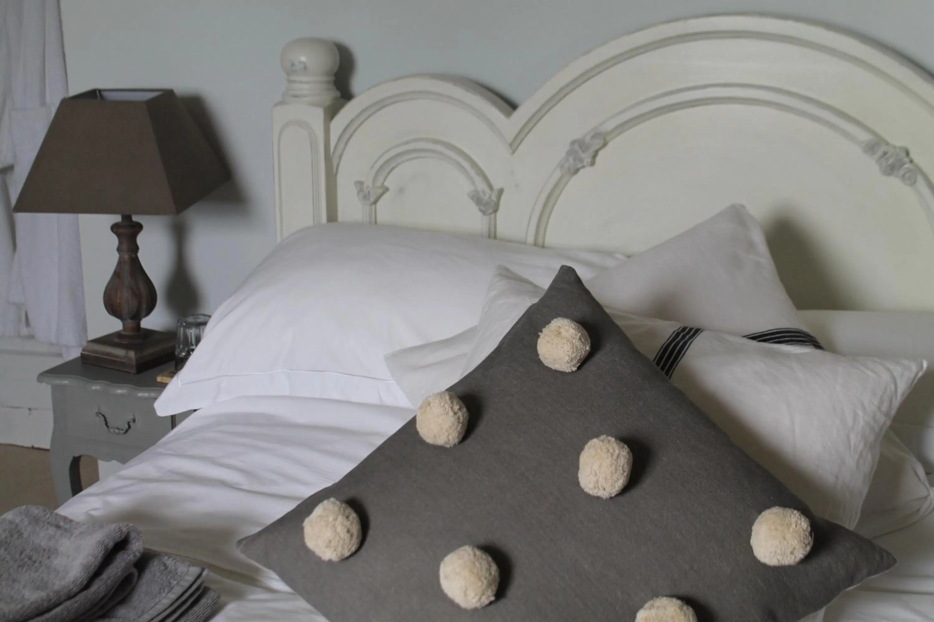 Decorative detail, Bed in Roundhill Farmhouse