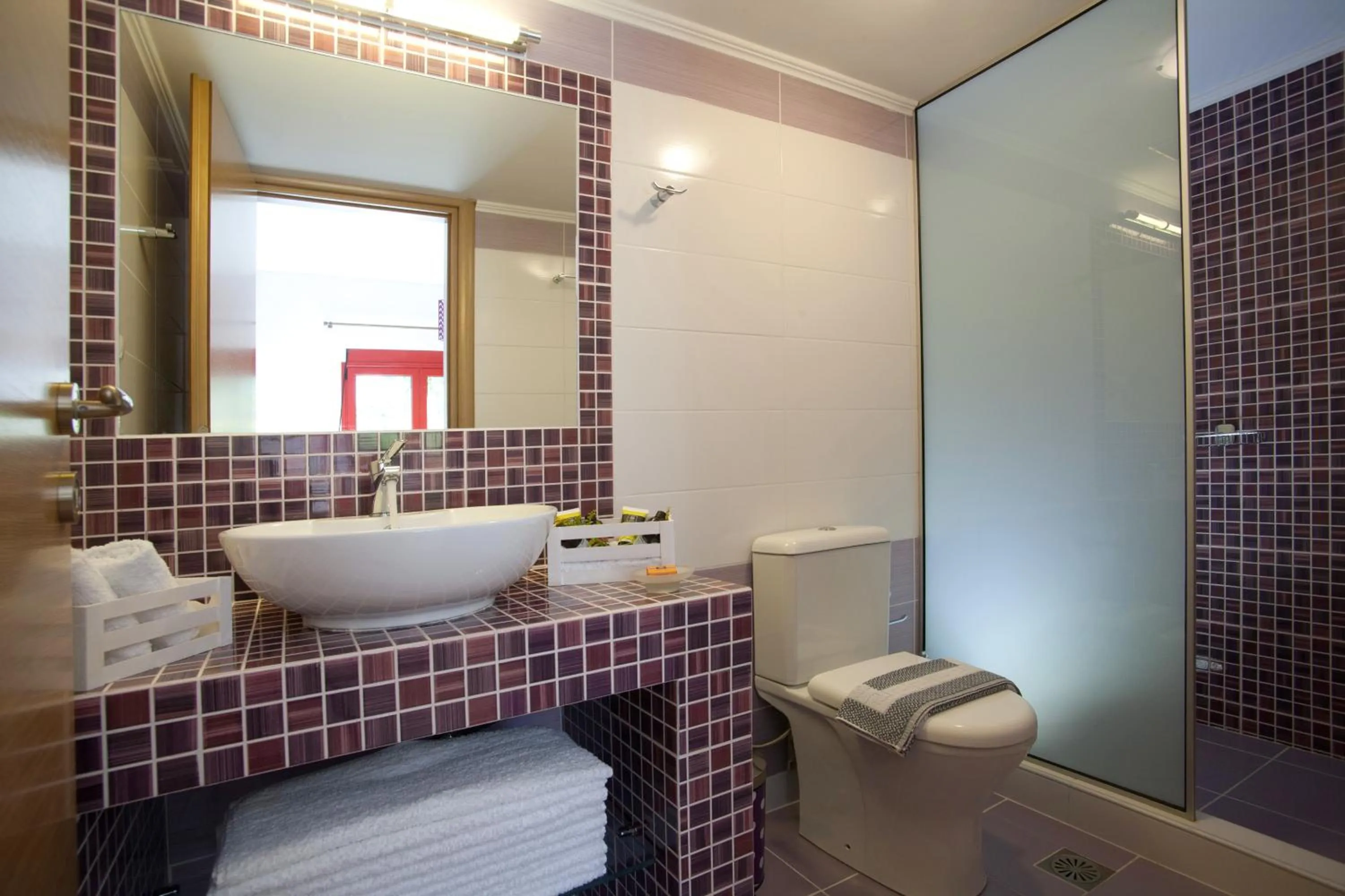 Shower in Exanthia Villas