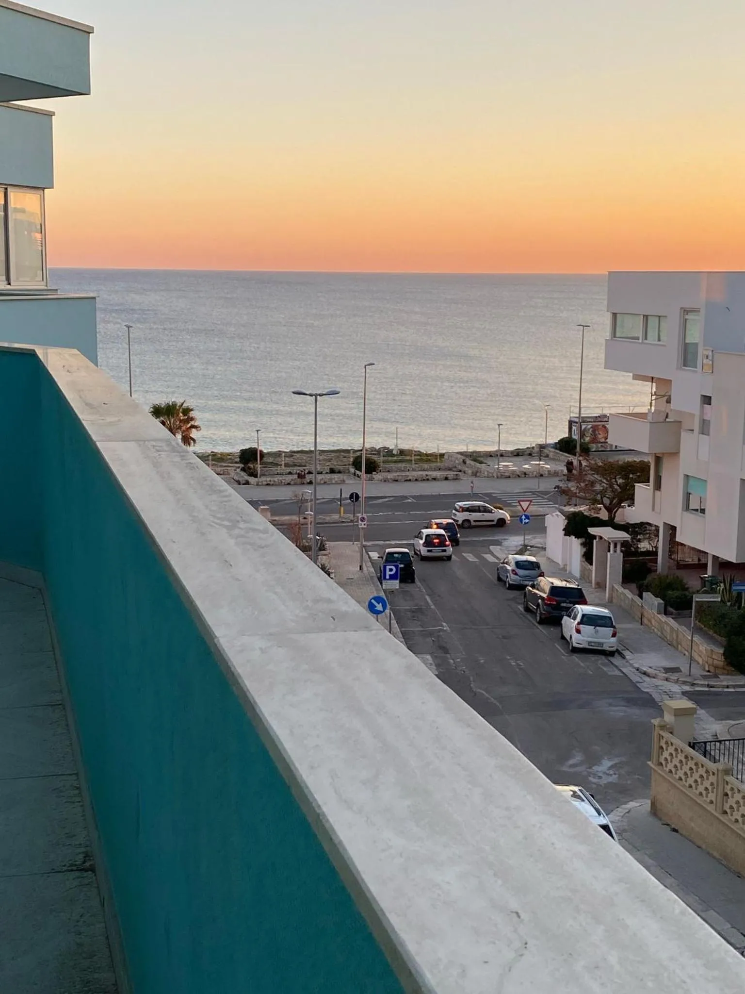 Sea view in B&B Delfis
