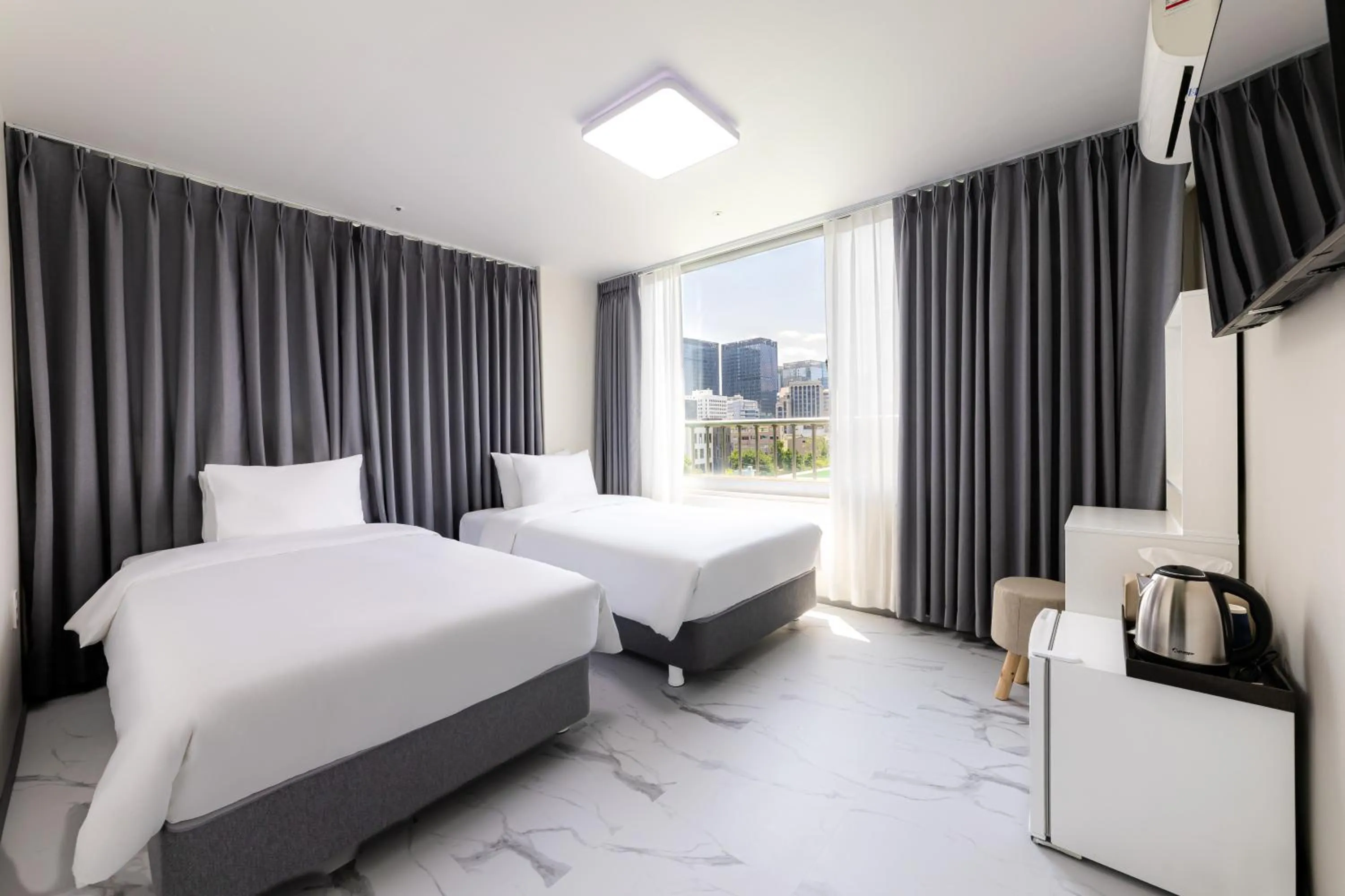 Bed in MJ Hotel Jongno