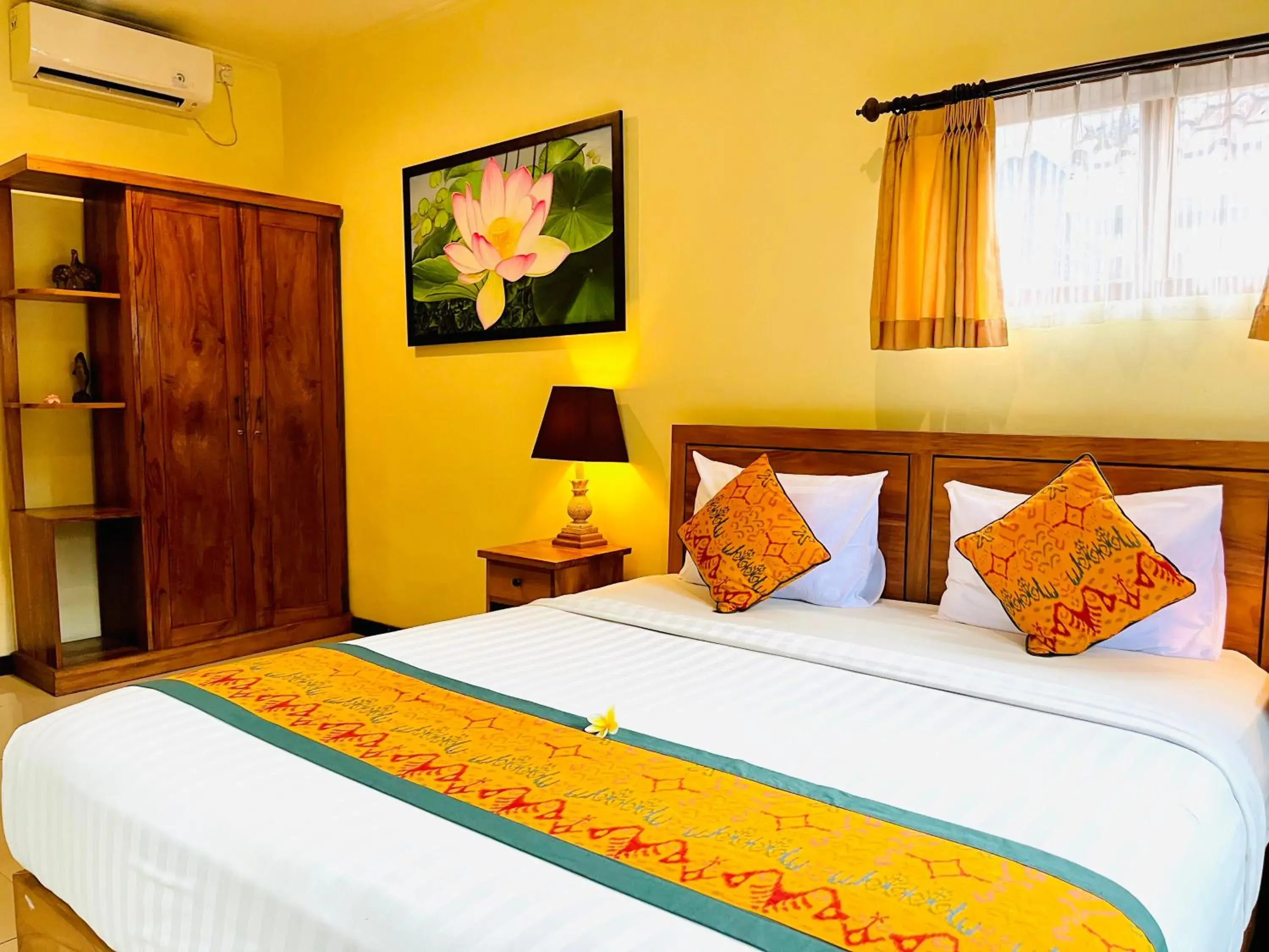 Bed in Tebesaya Homestay Ubud Bed in Tebesaya Homestay Ubud