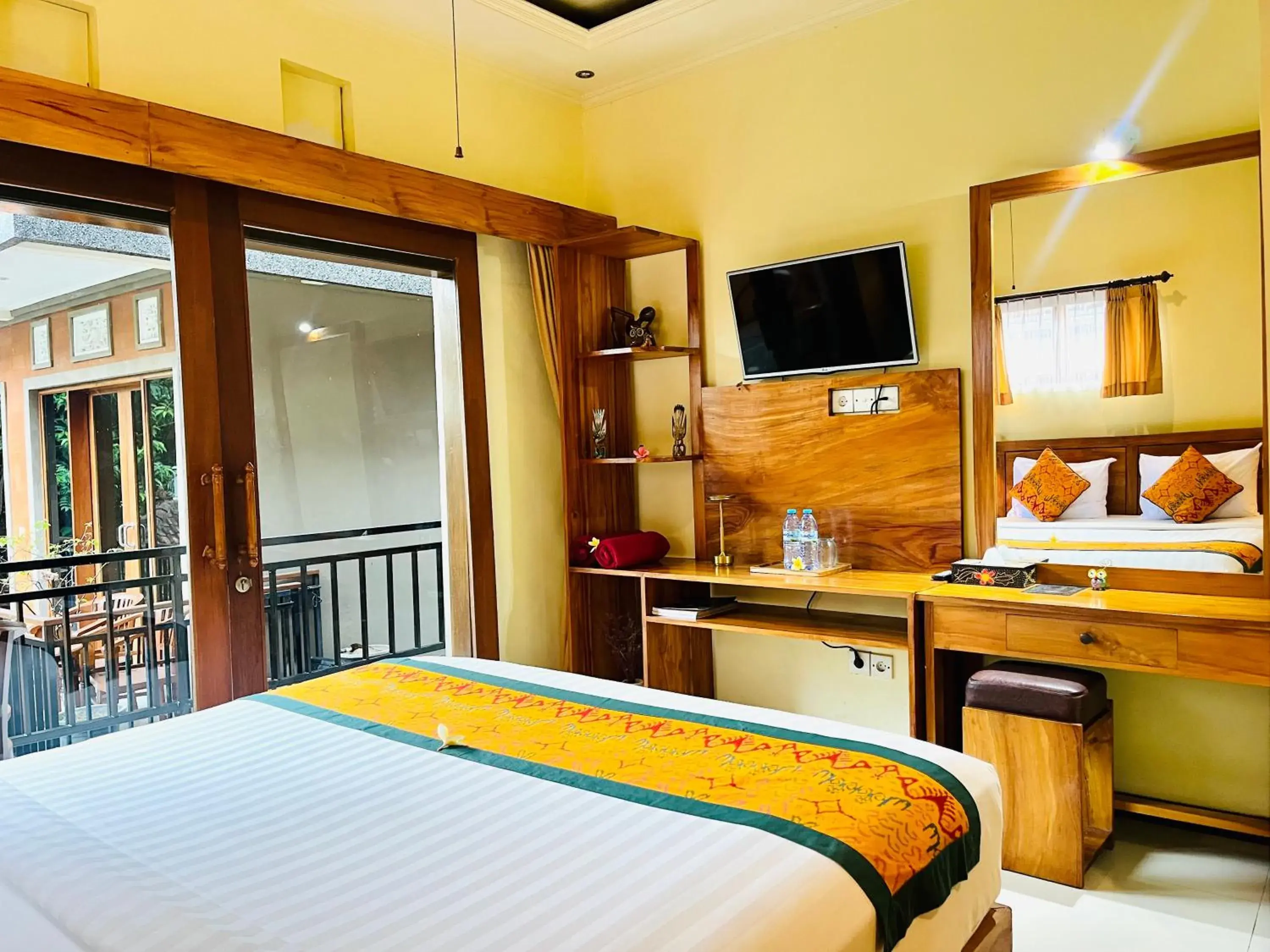 Bed in Tebesaya Homestay Ubud Bed in Tebesaya Homestay Ubud